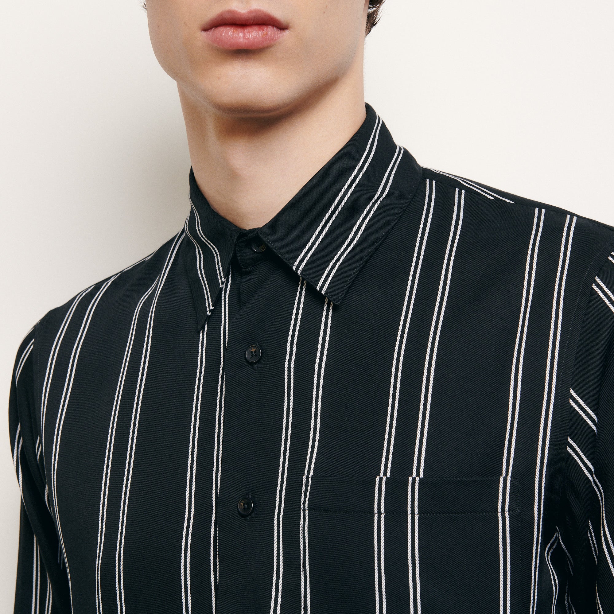 Chemise fluide rayée Sandro seconde main