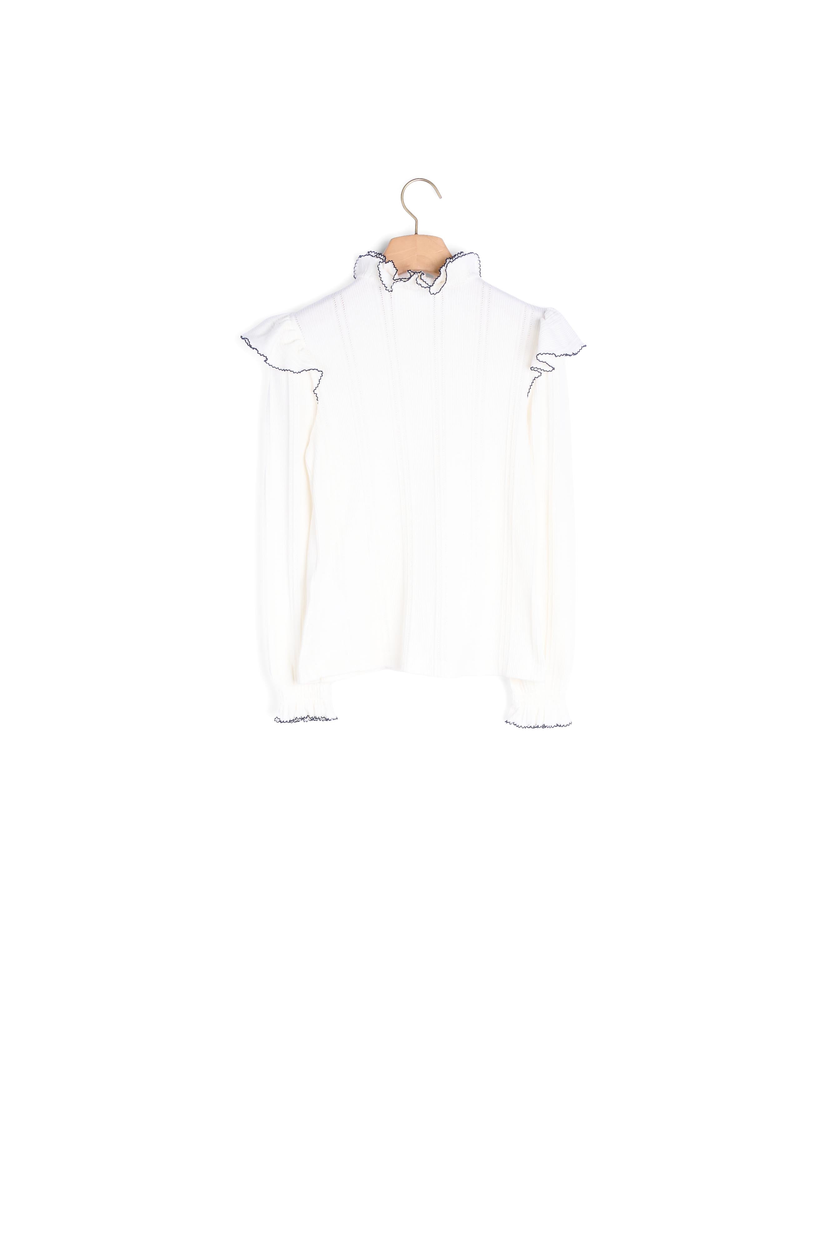 T-shirt en Maille  avec volant Sandro seconde main