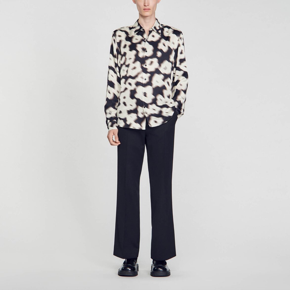 Chemise imprimé fleurs Sandro seconde main