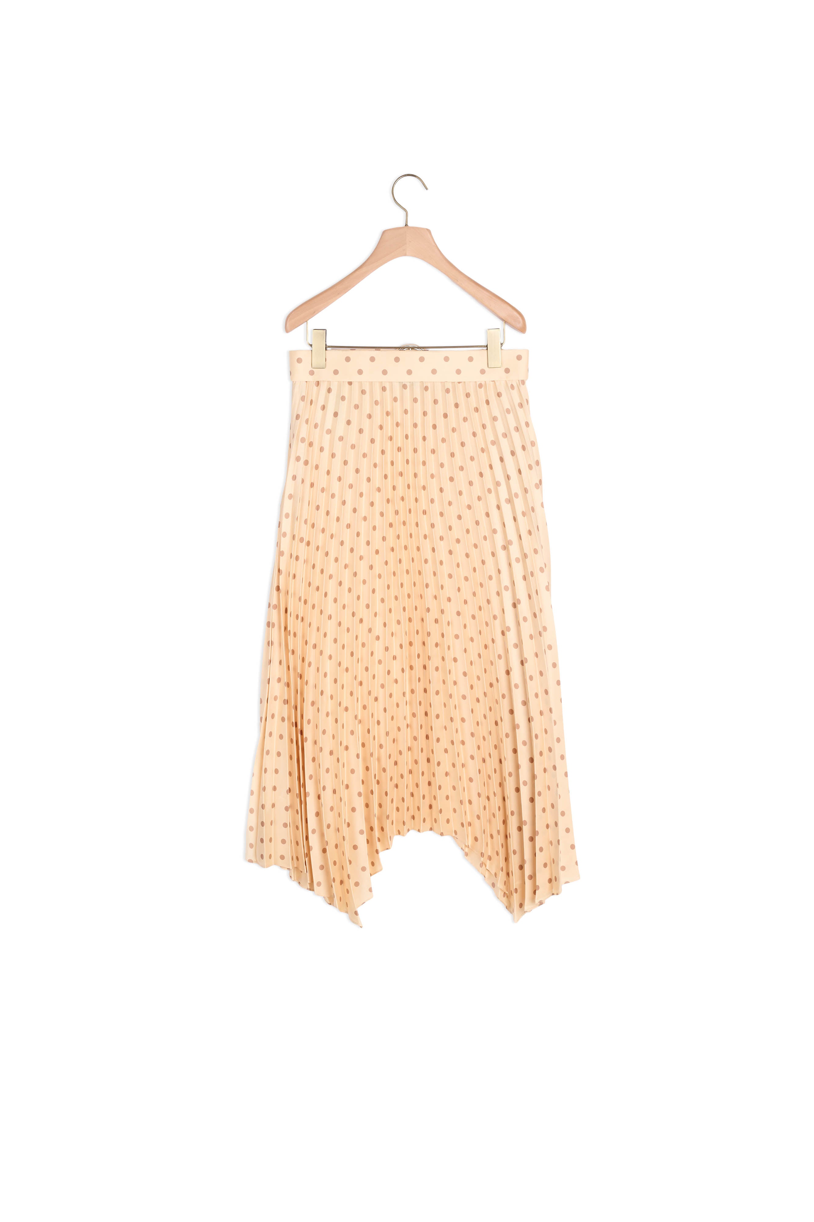 Jupe plissée et imprimée à ceinture Sandro seconde main