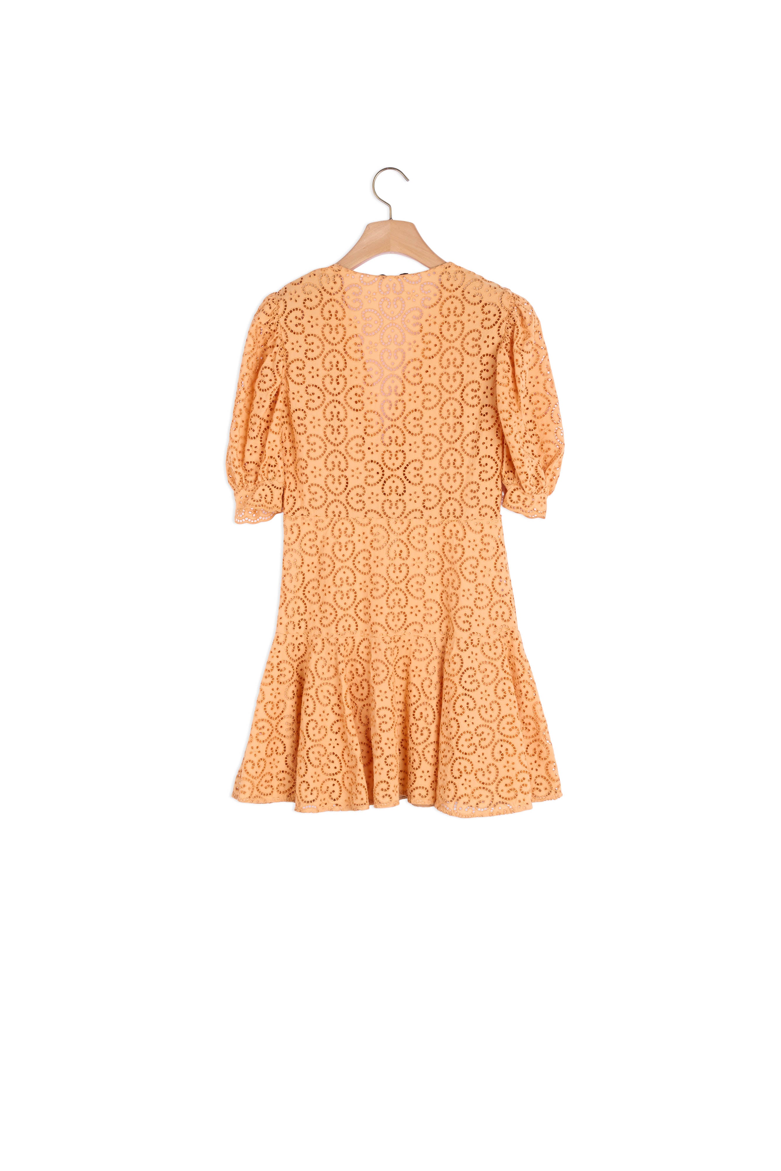 Robe courte en broderie anglaise Sandro seconde main