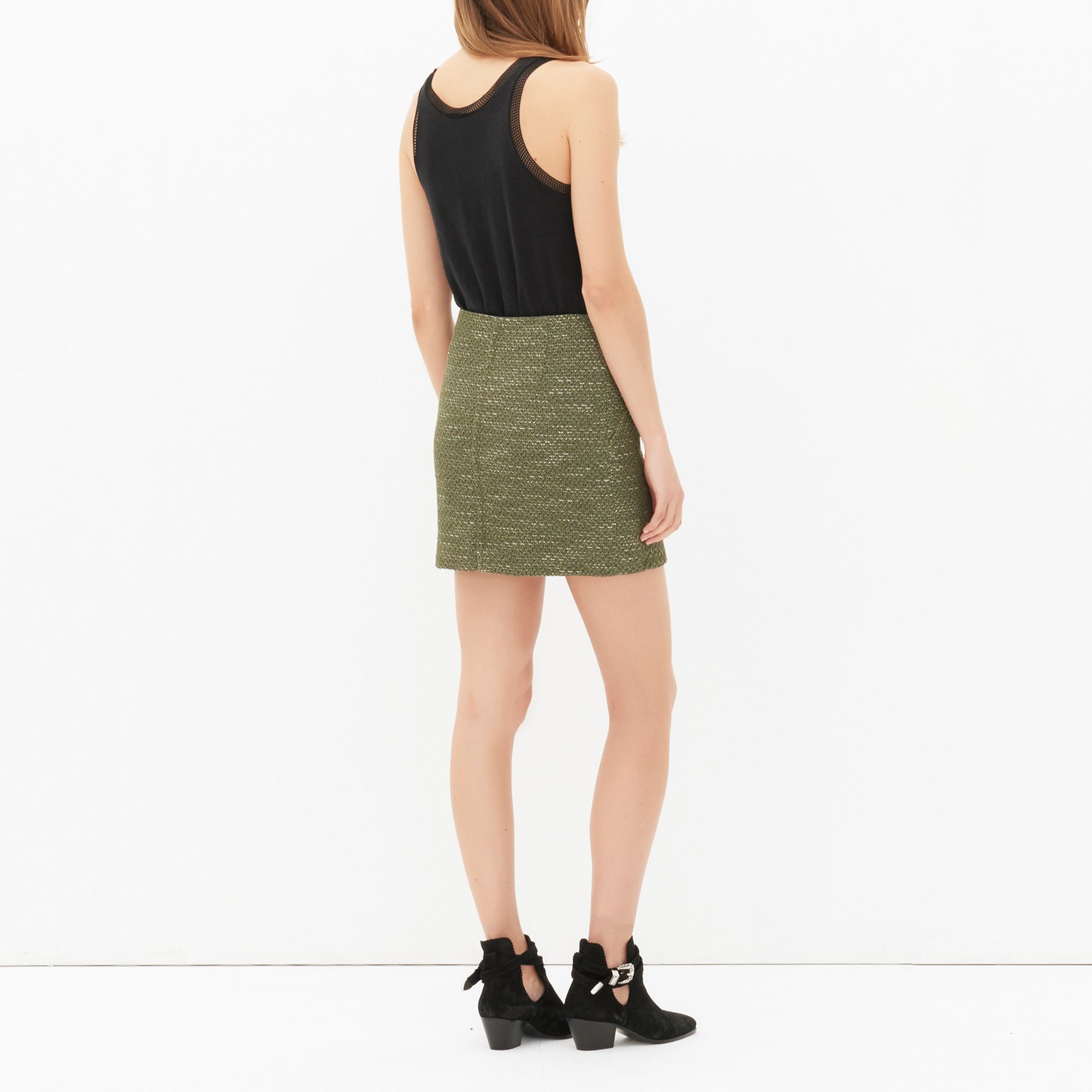 Jupe Kaki Sandro seconde main