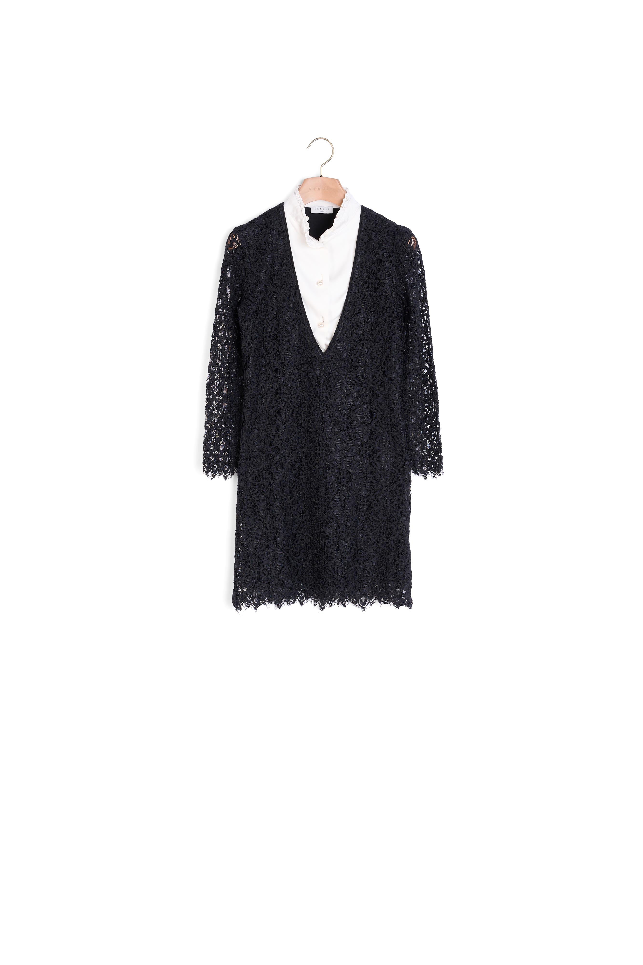 Robe courte effet trompe l oeil Sandro seconde main