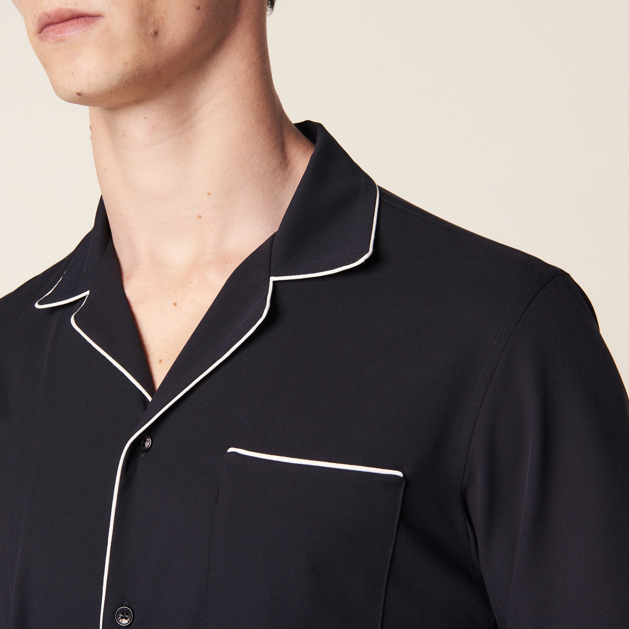 Chemise style pyjama biaisée Sandro seconde main