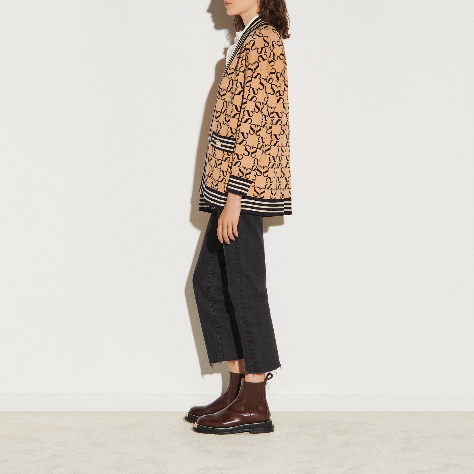 Cardigan oversize réversible Sandro seconde main