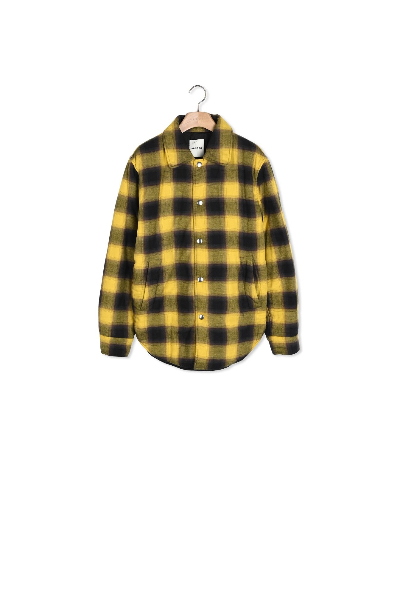 Blouson matelassé à carreaux Sandro seconde main