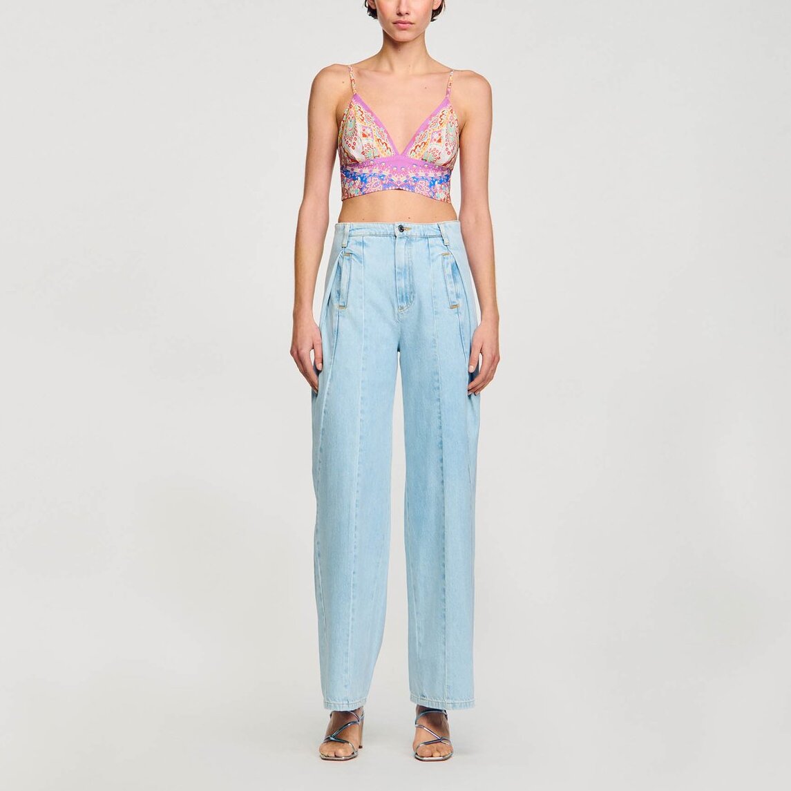 Brassière imprimée Sandro seconde main