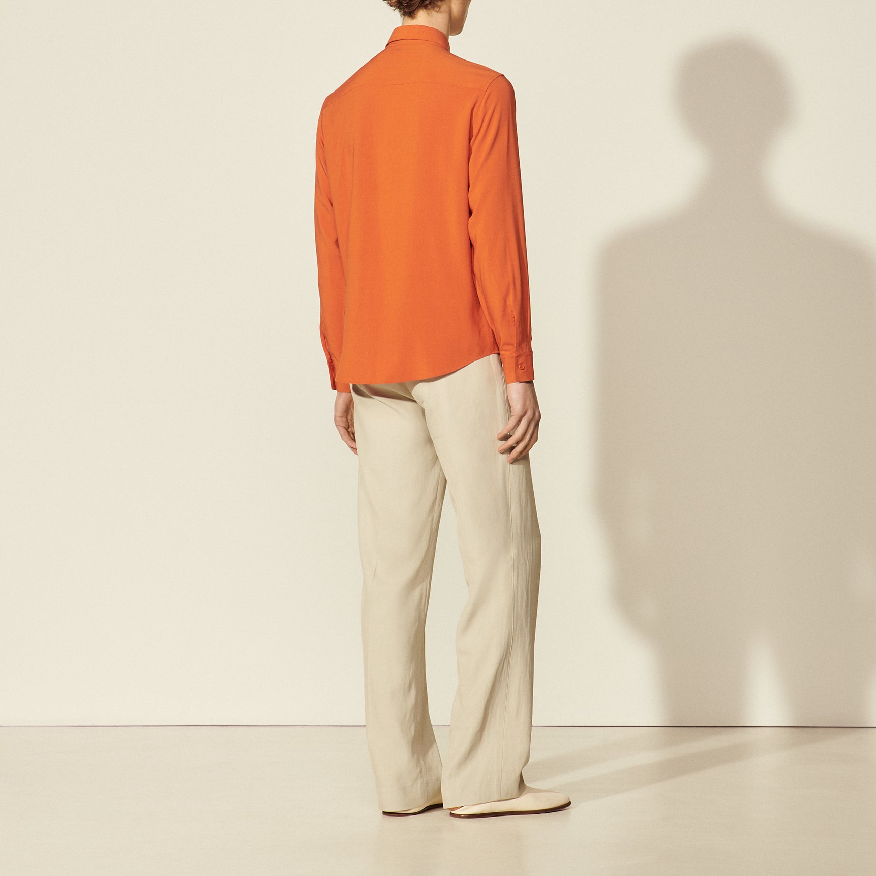 Chemise fluide unie Sandro seconde main