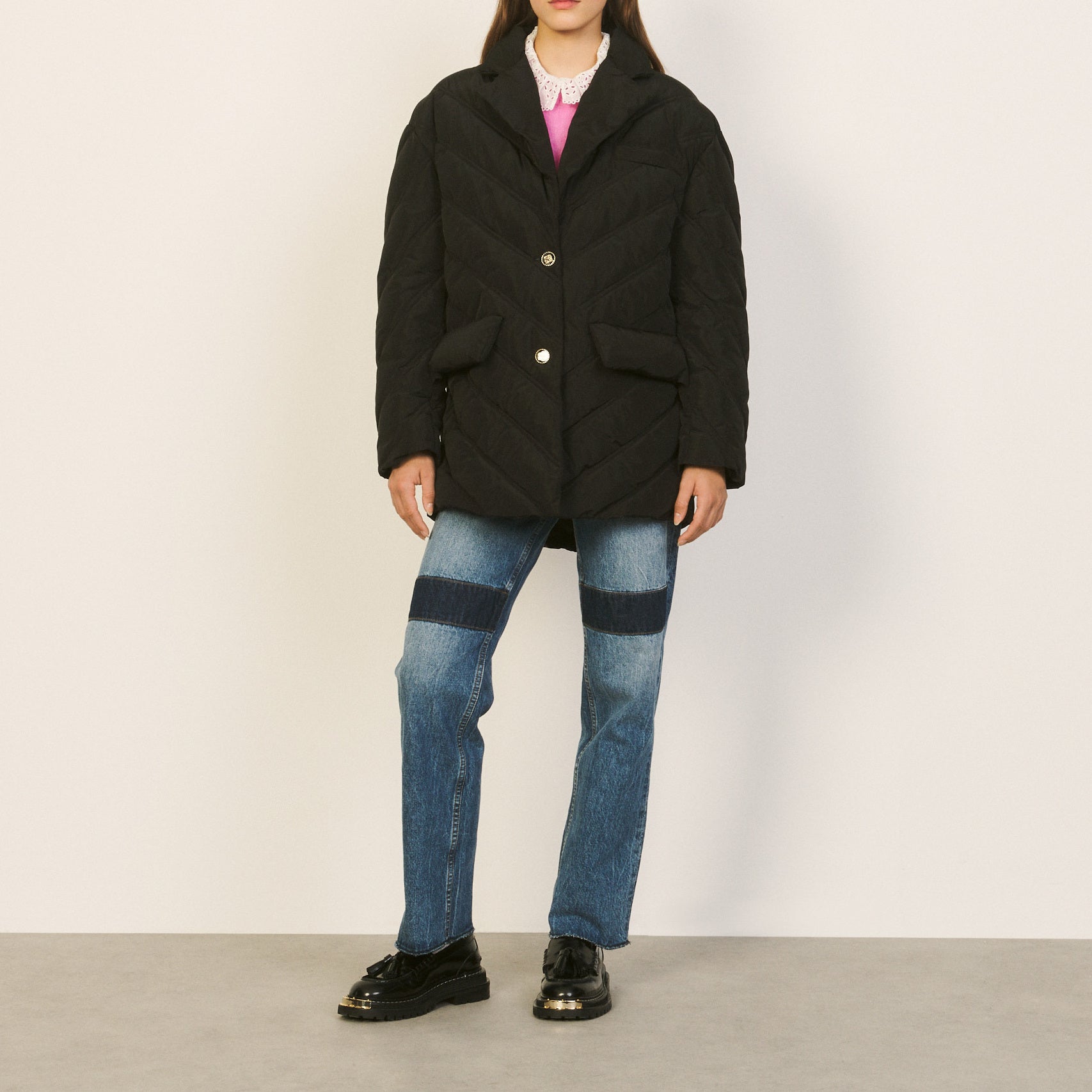 Manteau rembourré et avec matelassage Sandro seconde main