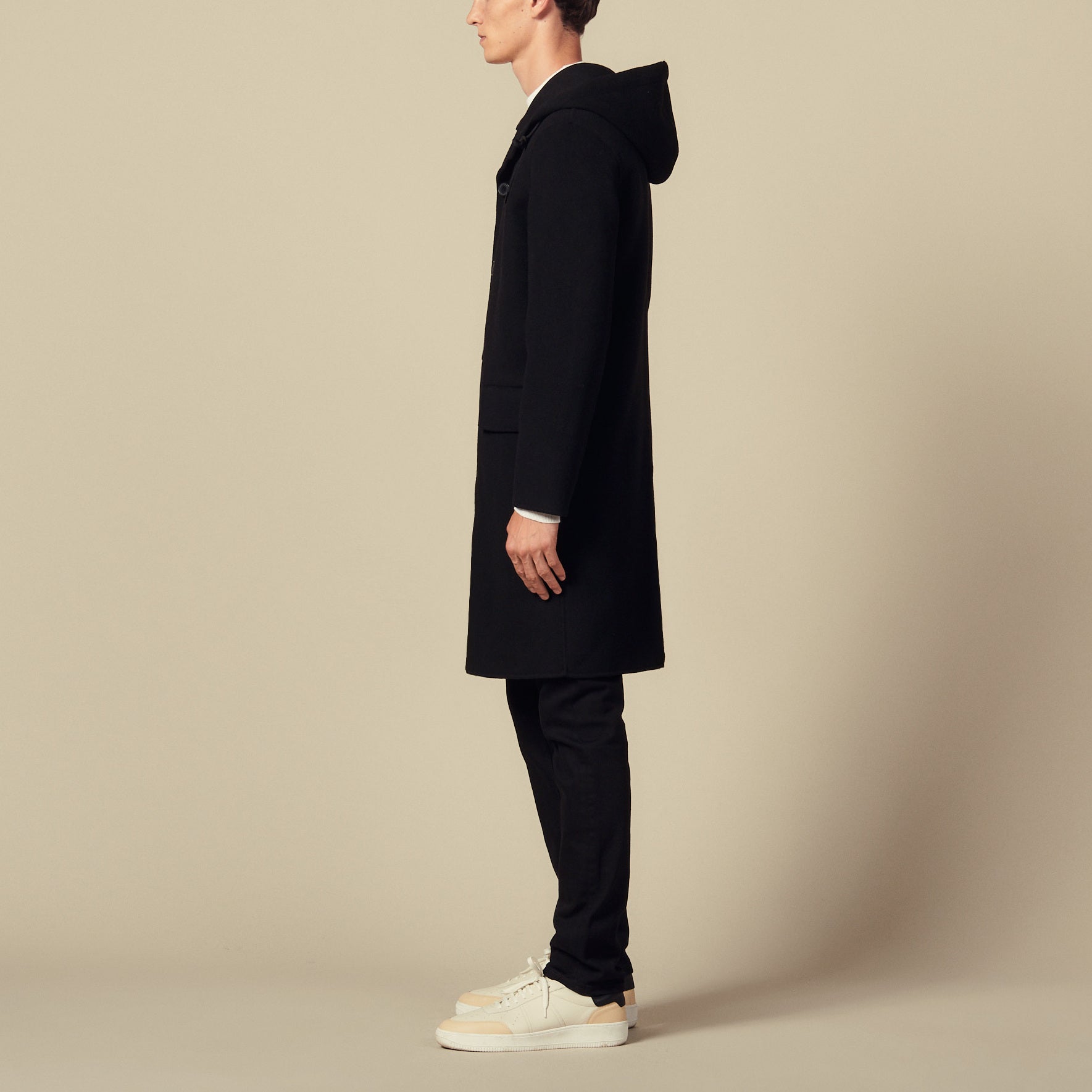 Parka en laine double face Sandro seconde main