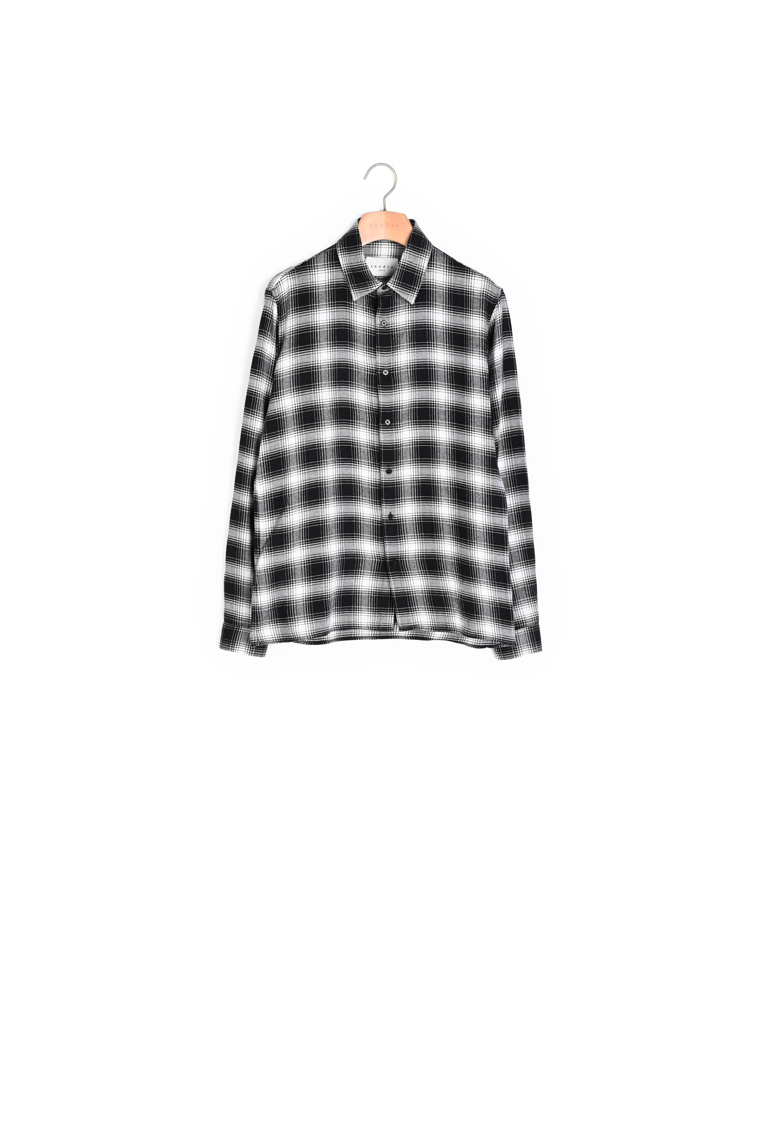 Chemise NOIR/BLANC Sandro seconde main