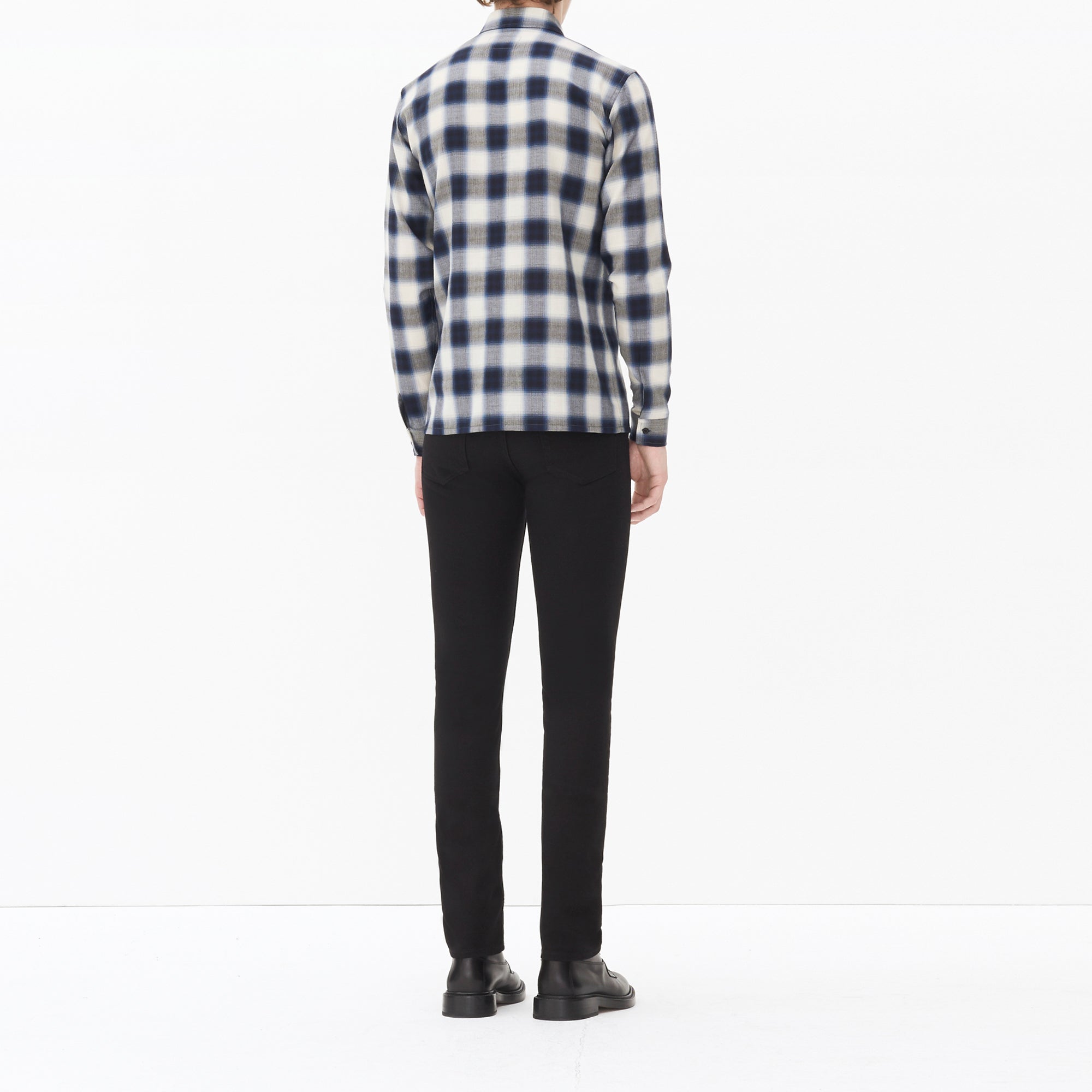 Chemise BLANC/NOIR Sandro seconde main