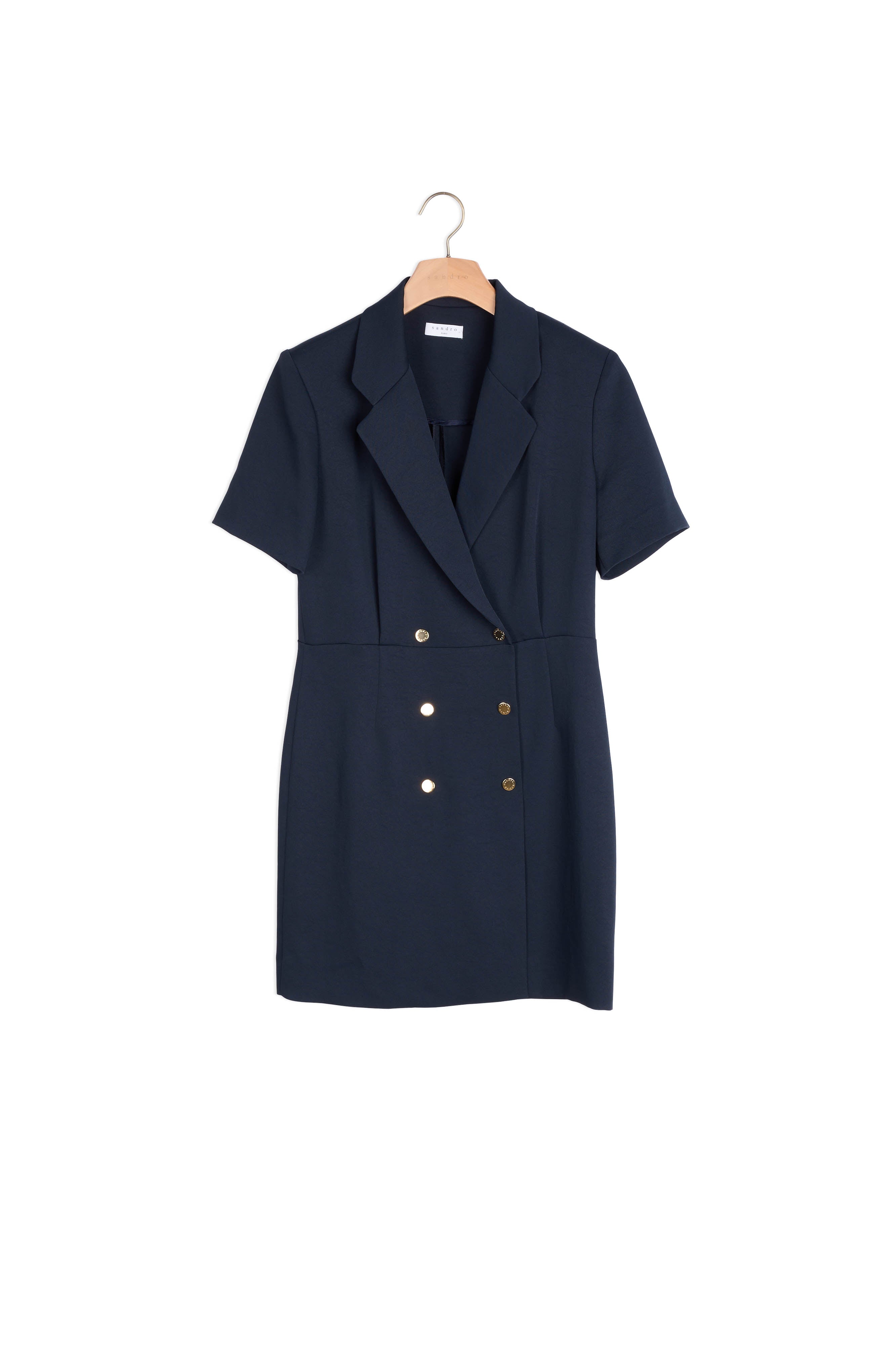 Robe tailleur à boutonnage croisé Sandro seconde main