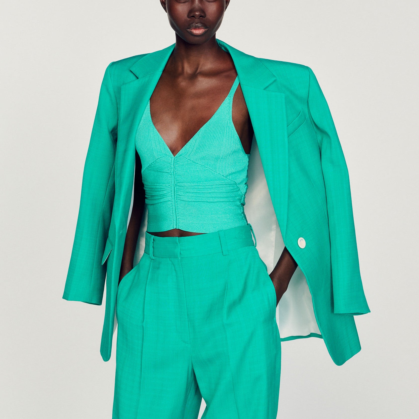 Débardeur plissé Sandro seconde main