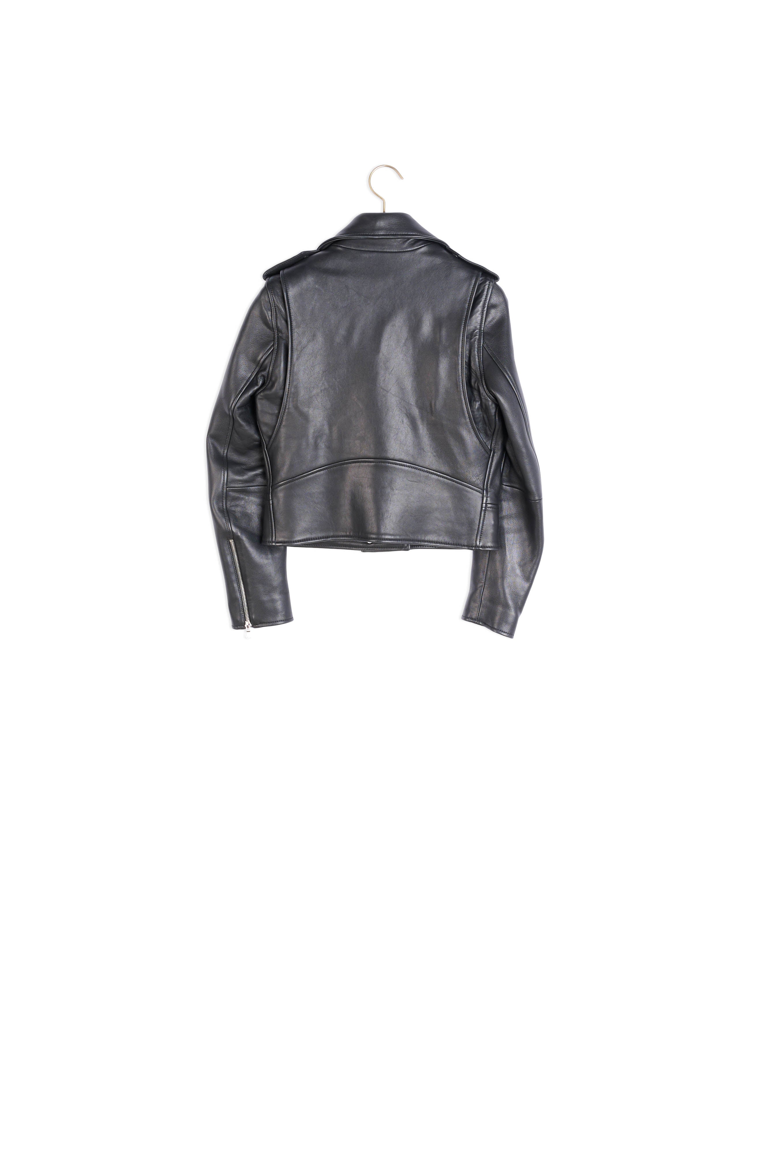 Blouson en cuir Sandro seconde main