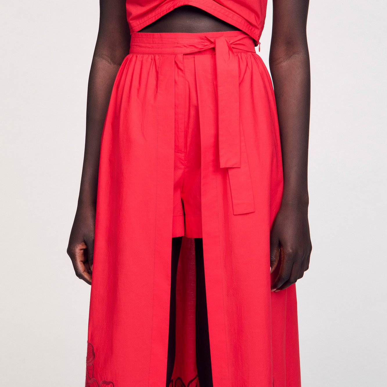 Jupe short à fleurs Sandro seconde main