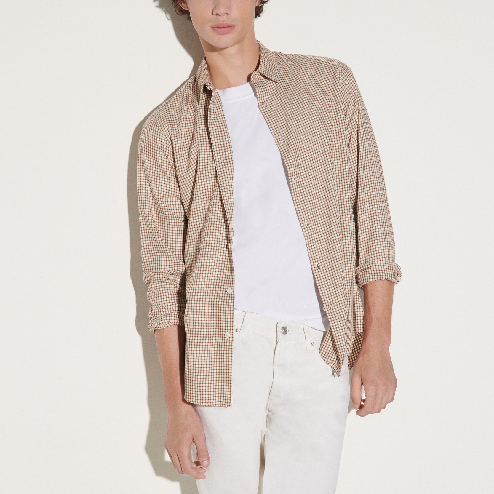 Chemise à petits carreaux Sandro seconde main