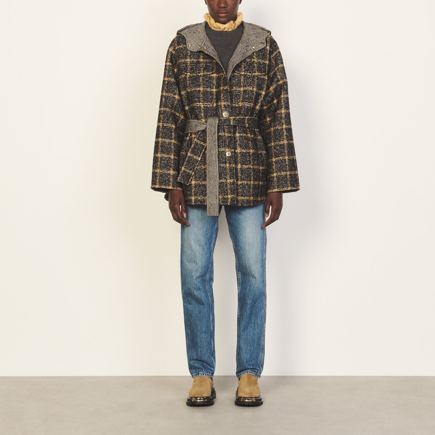 Outerwear Anthracite Sandro seconde main