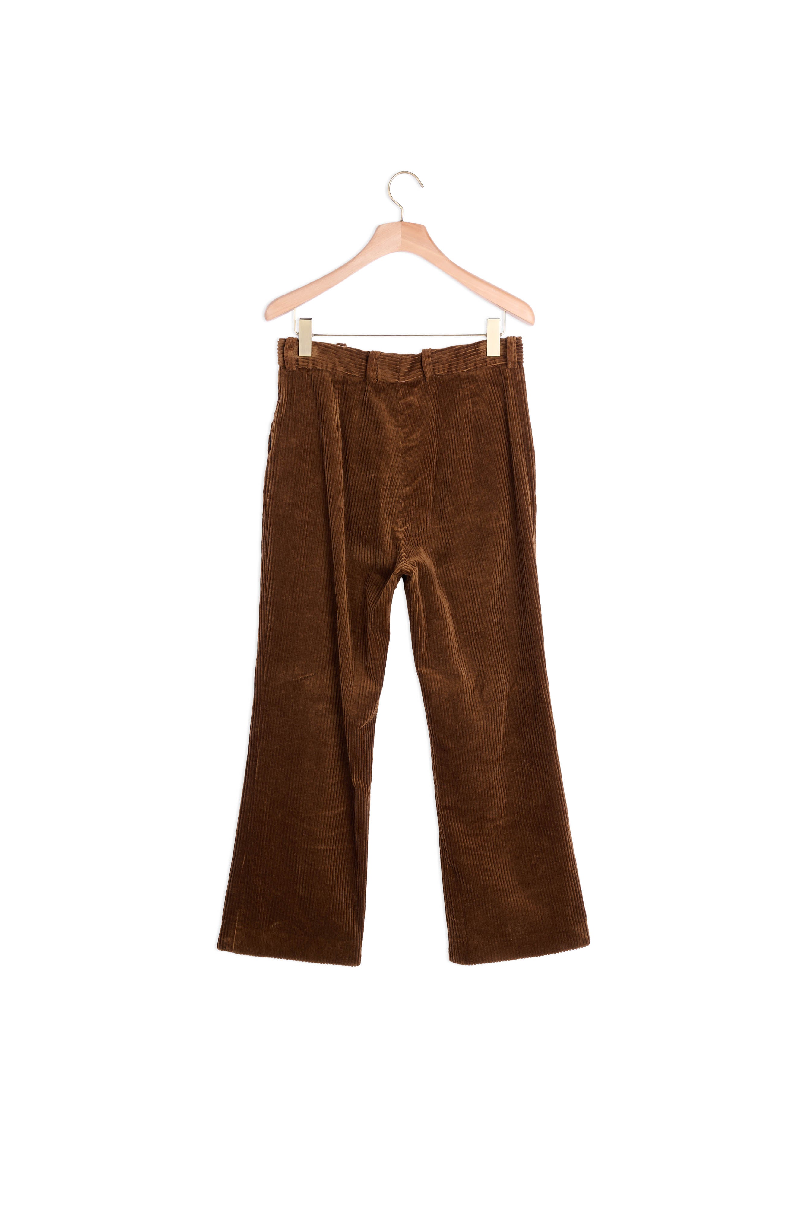 Pantalon droit en velours côtelé Sandro seconde main