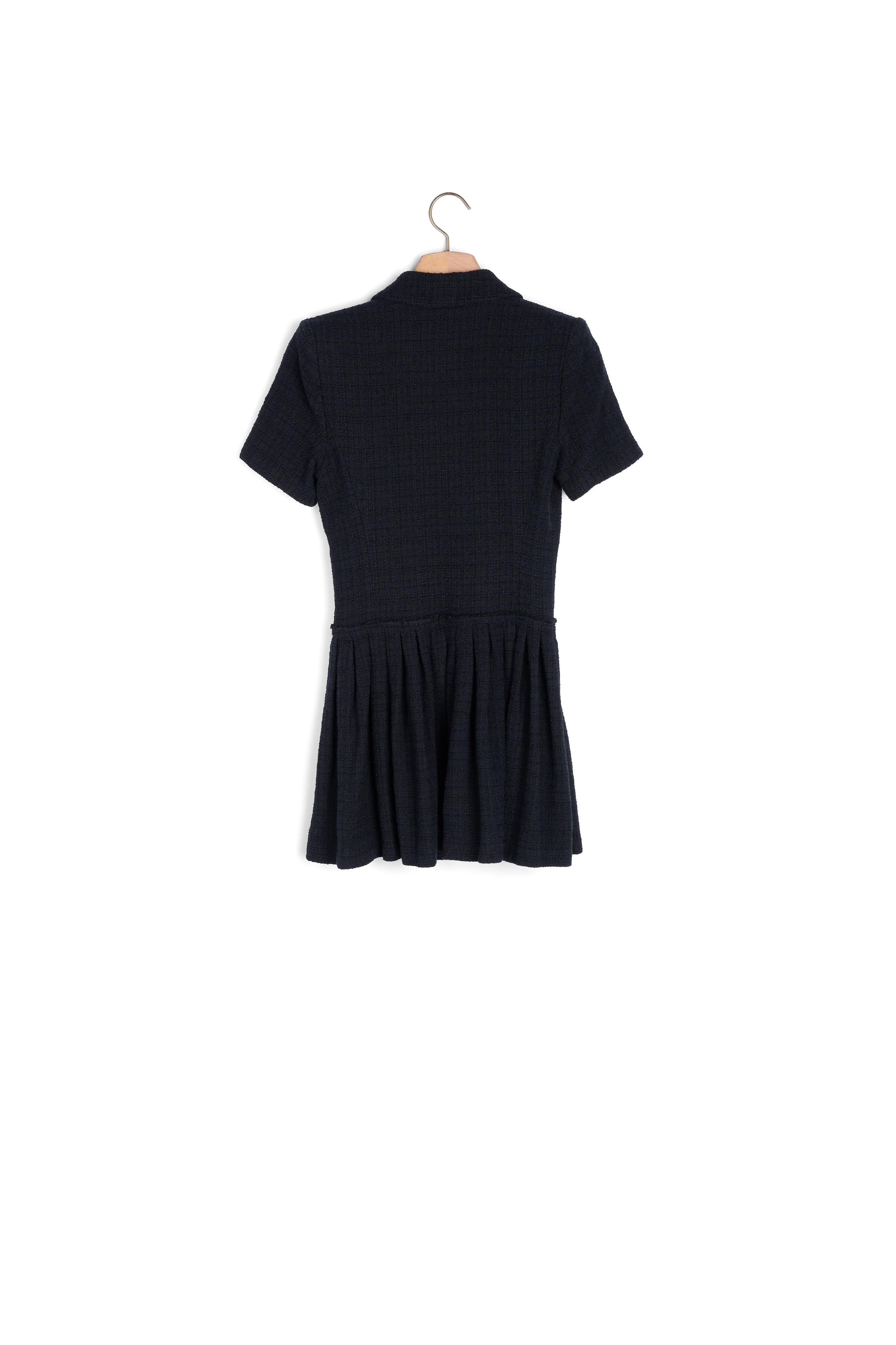 Robe courte en tweed Sandro seconde main