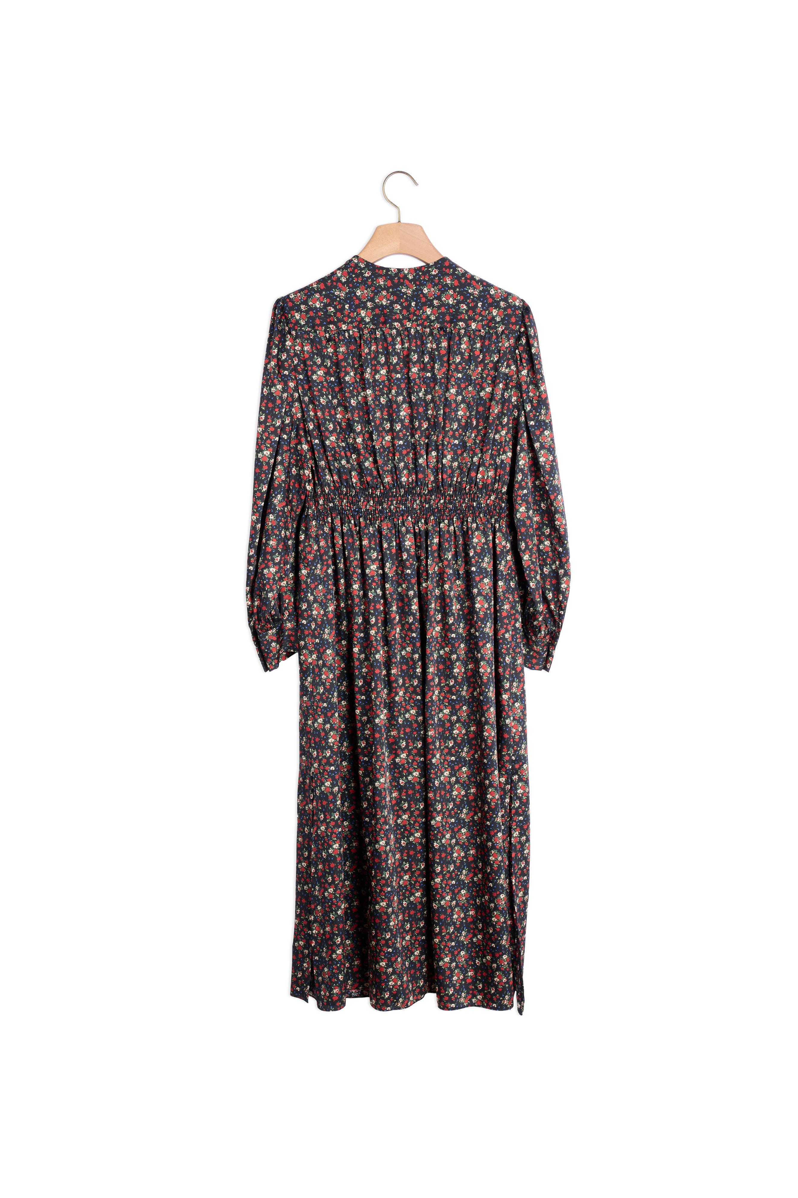 Robe longue fluide imprimé fleuri Sandro seconde main