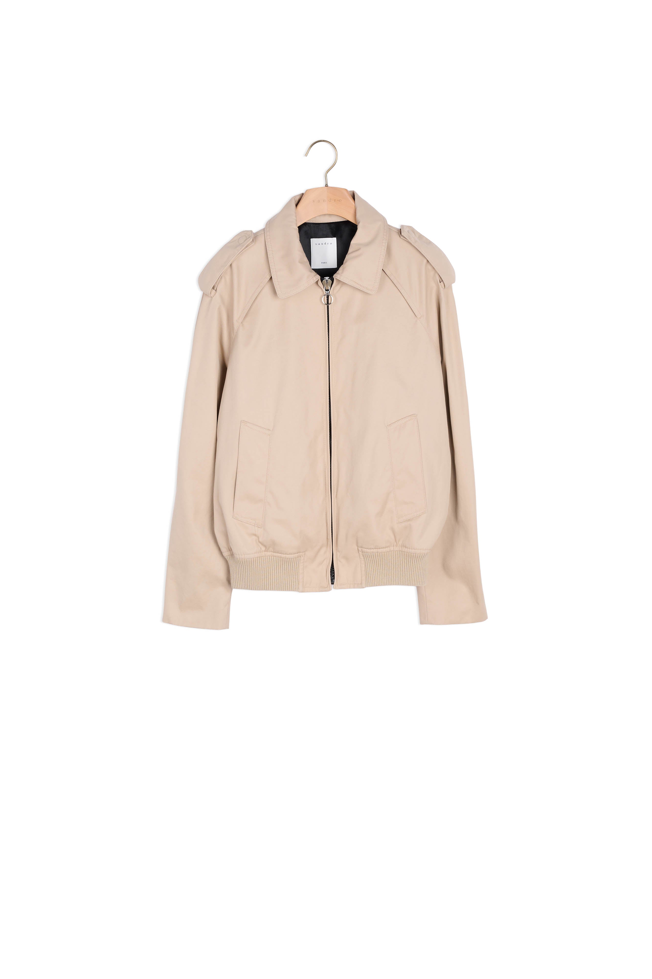 Blouson zippé type Harrington Sandro seconde main