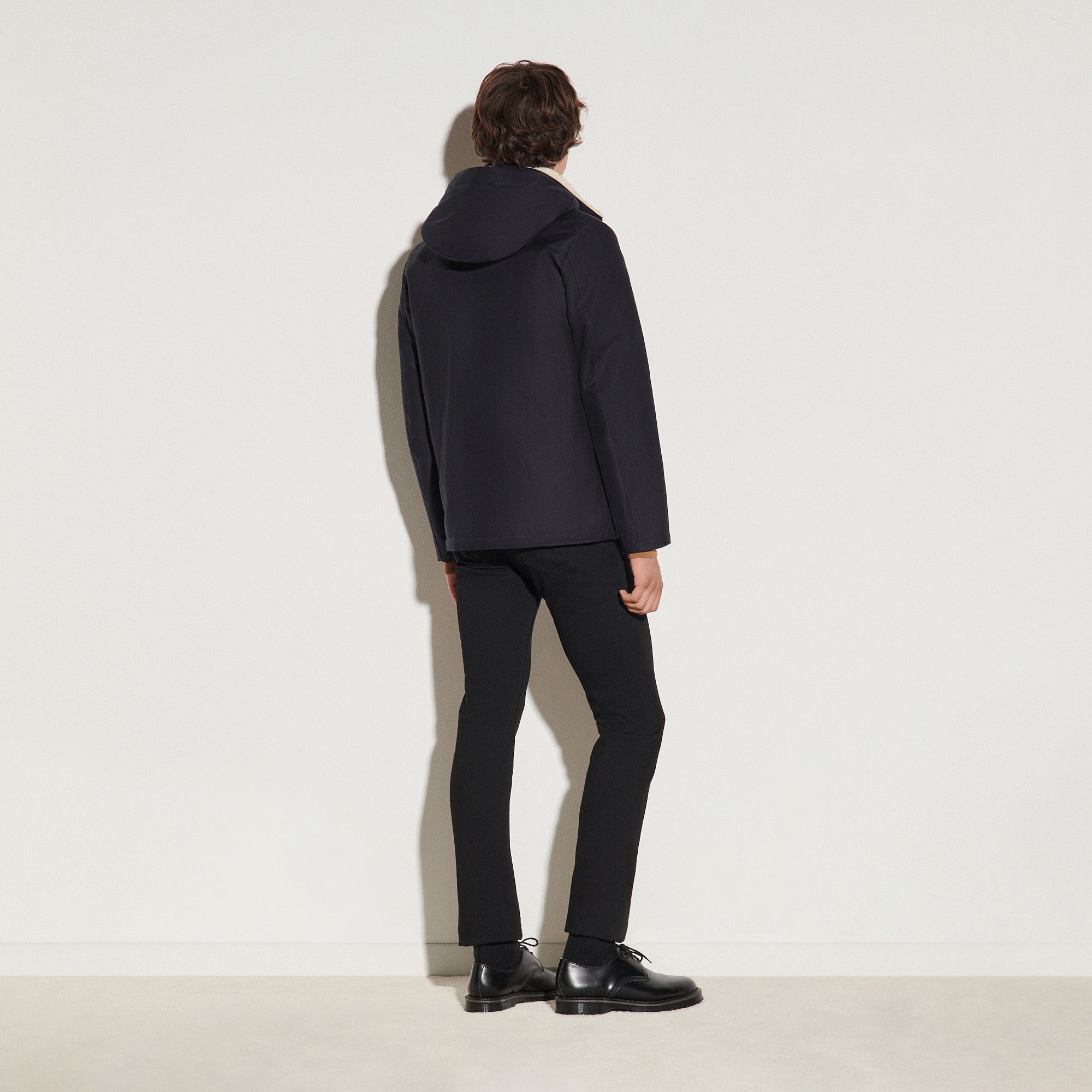 Manteau à capuche en coton Sandro seconde main