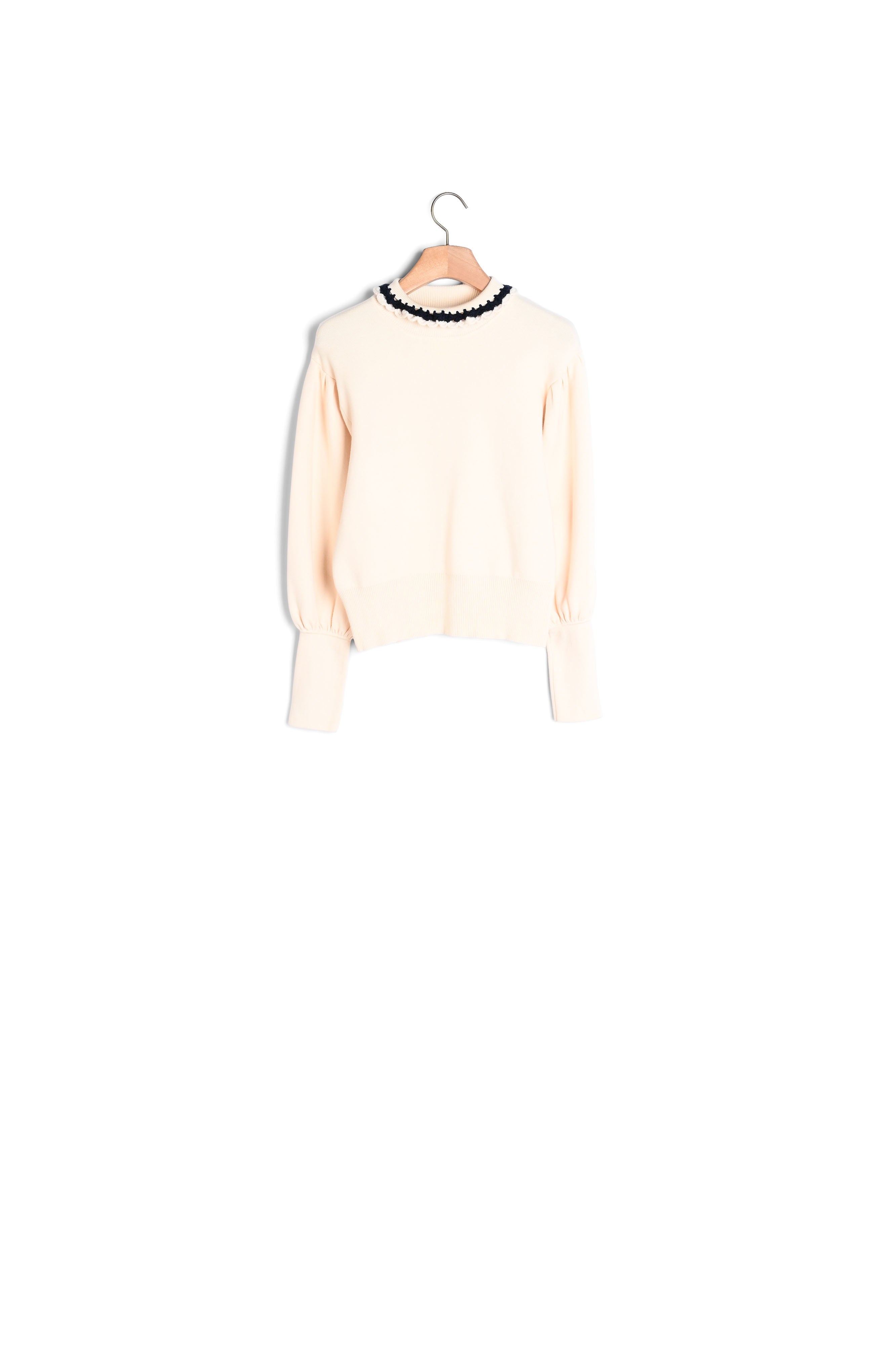 Pull à col montant fantaisie Sandro seconde main