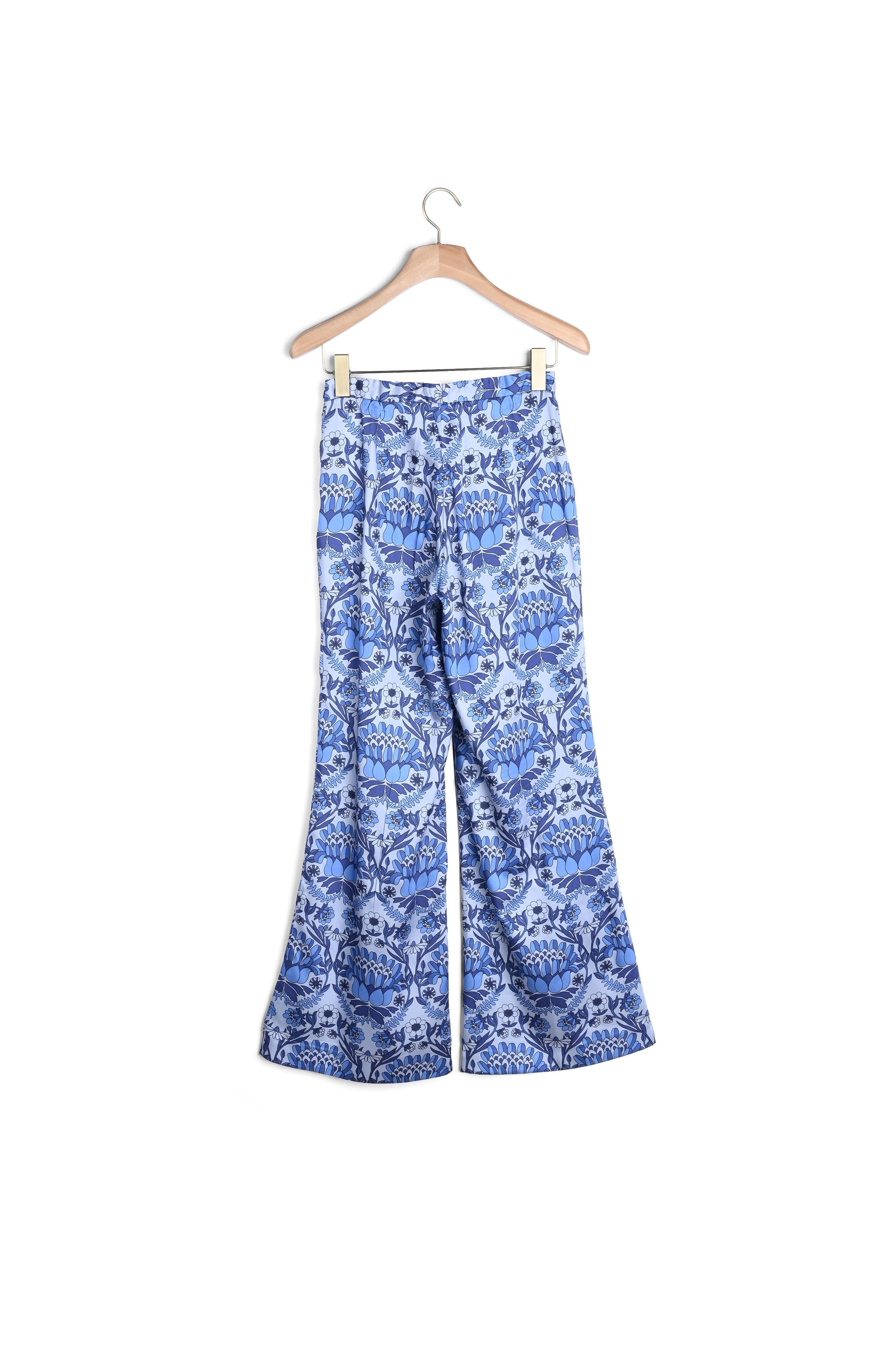 Pantalon fluide imprimé foulard Sandro seconde main