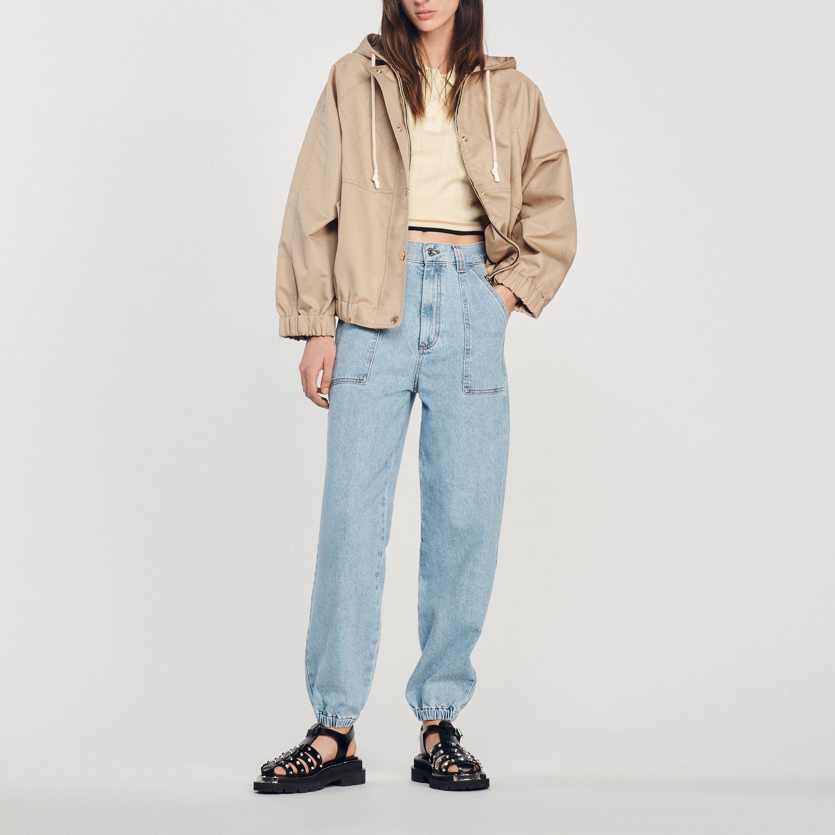 Parka à capuche Sandro seconde main