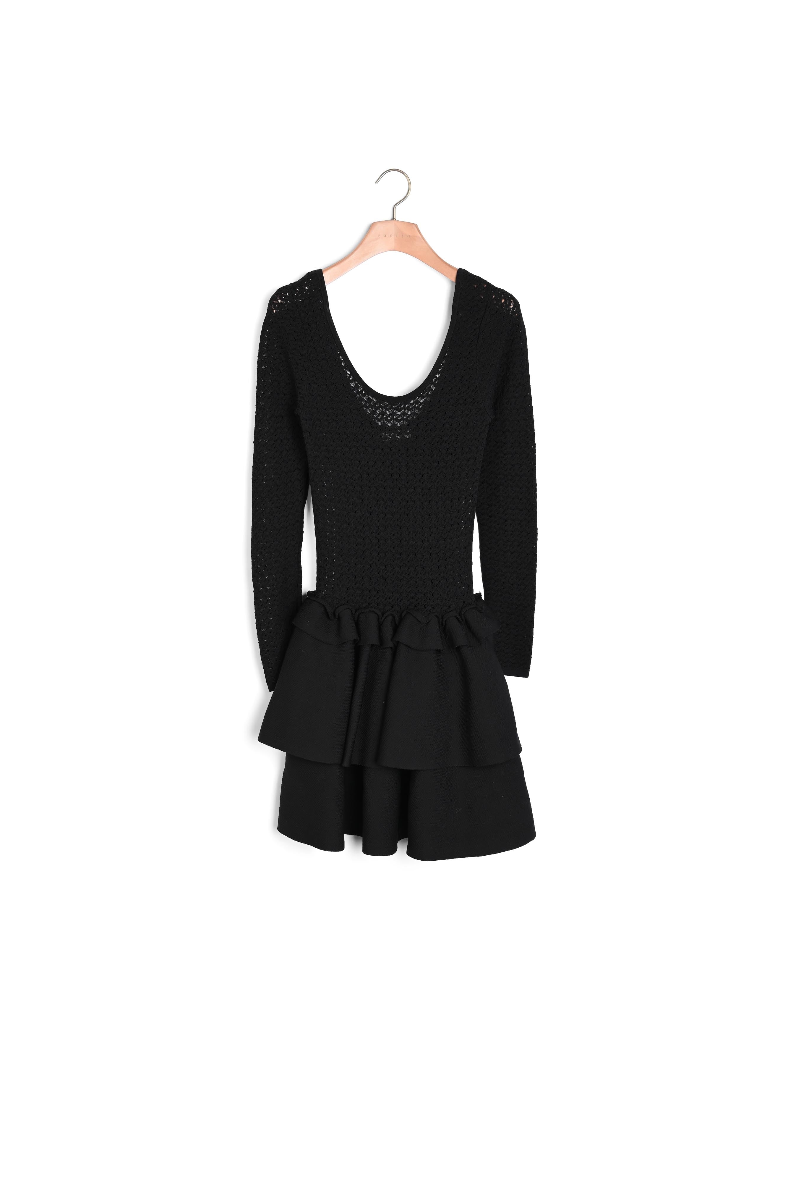 Robe à volants Sandro seconde main