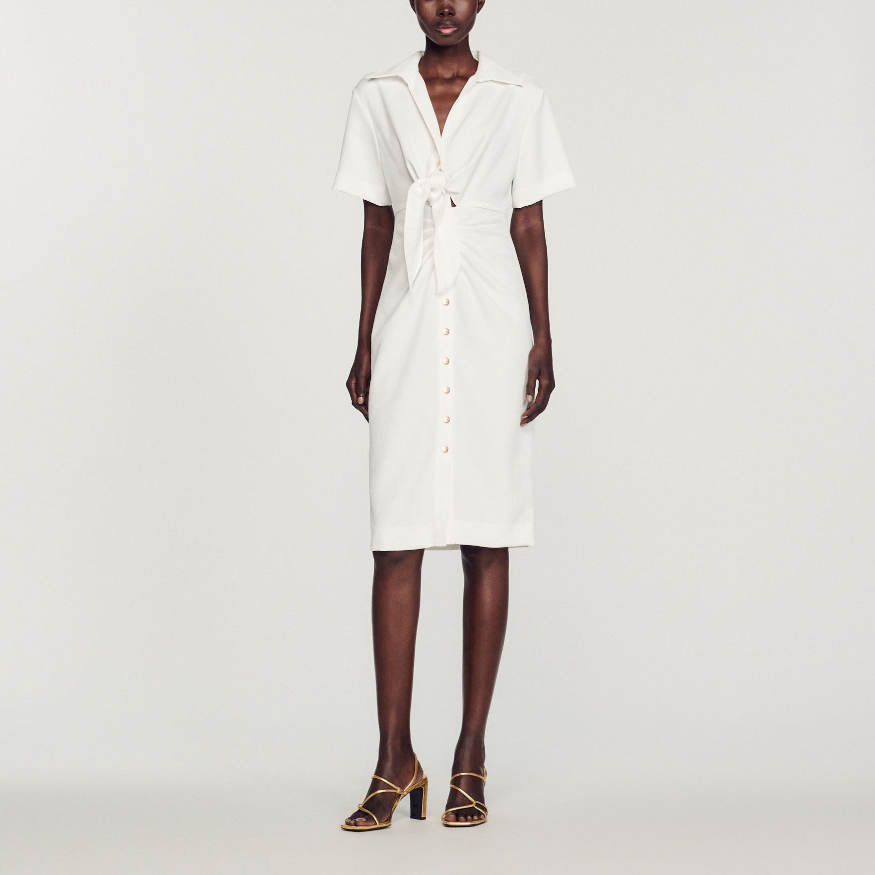 Robe midi boutonnée Sandro seconde main