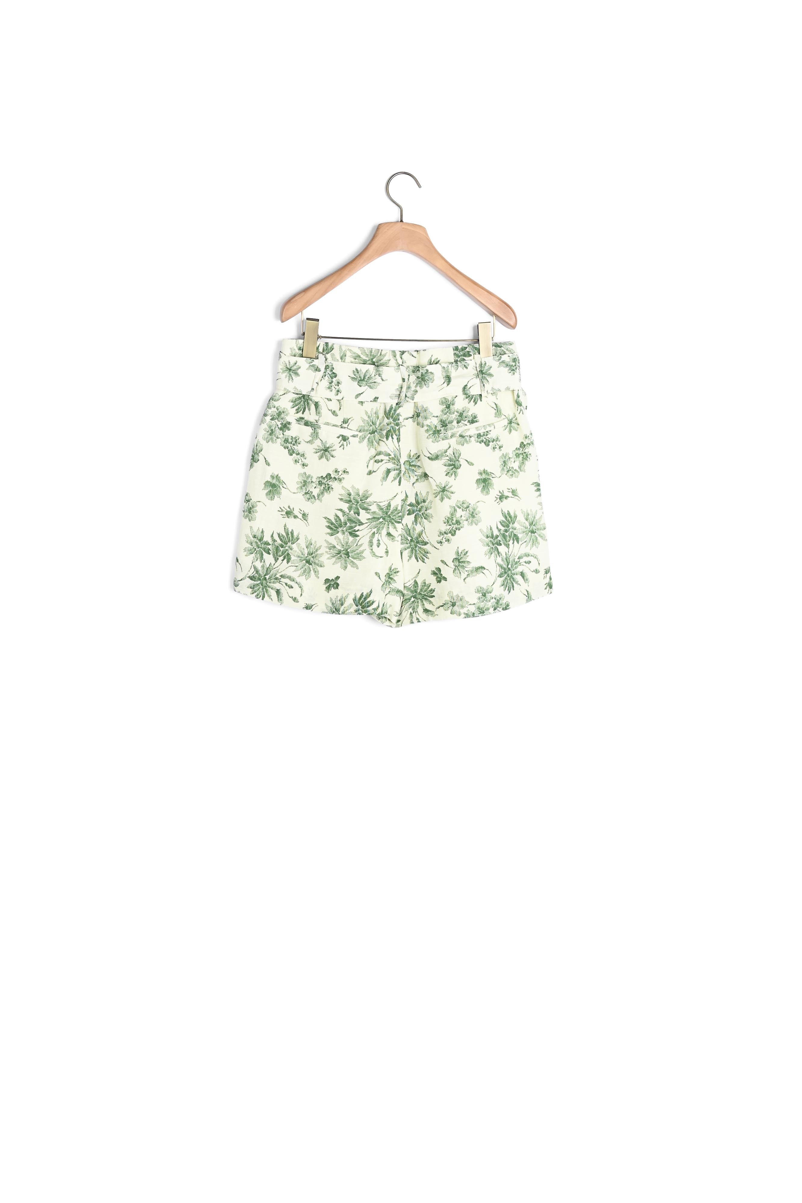 Short large imprimé palmiers Sandro seconde main