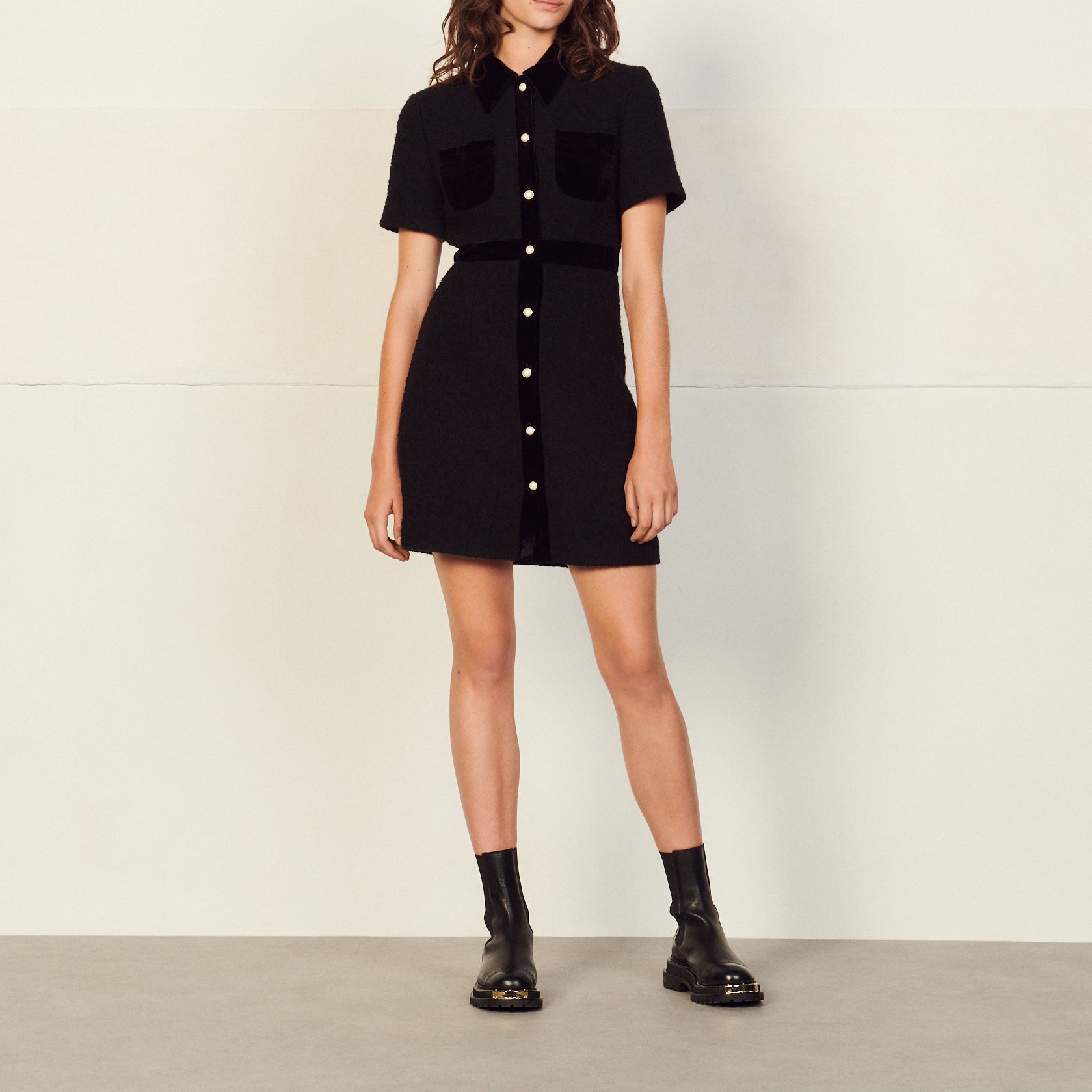 Robe Noir Sandro seconde main