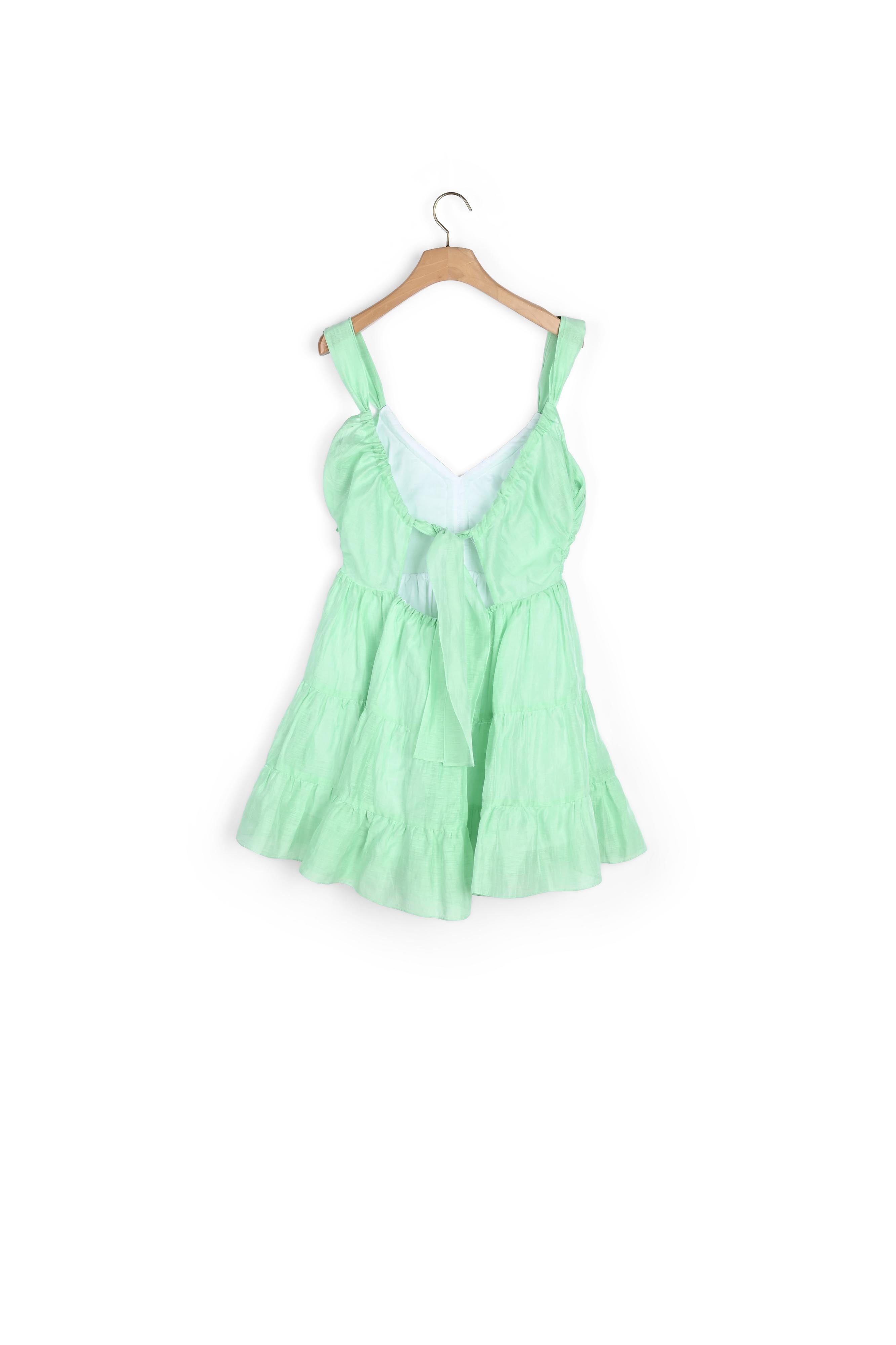 Robe courte volantée Sandro seconde main