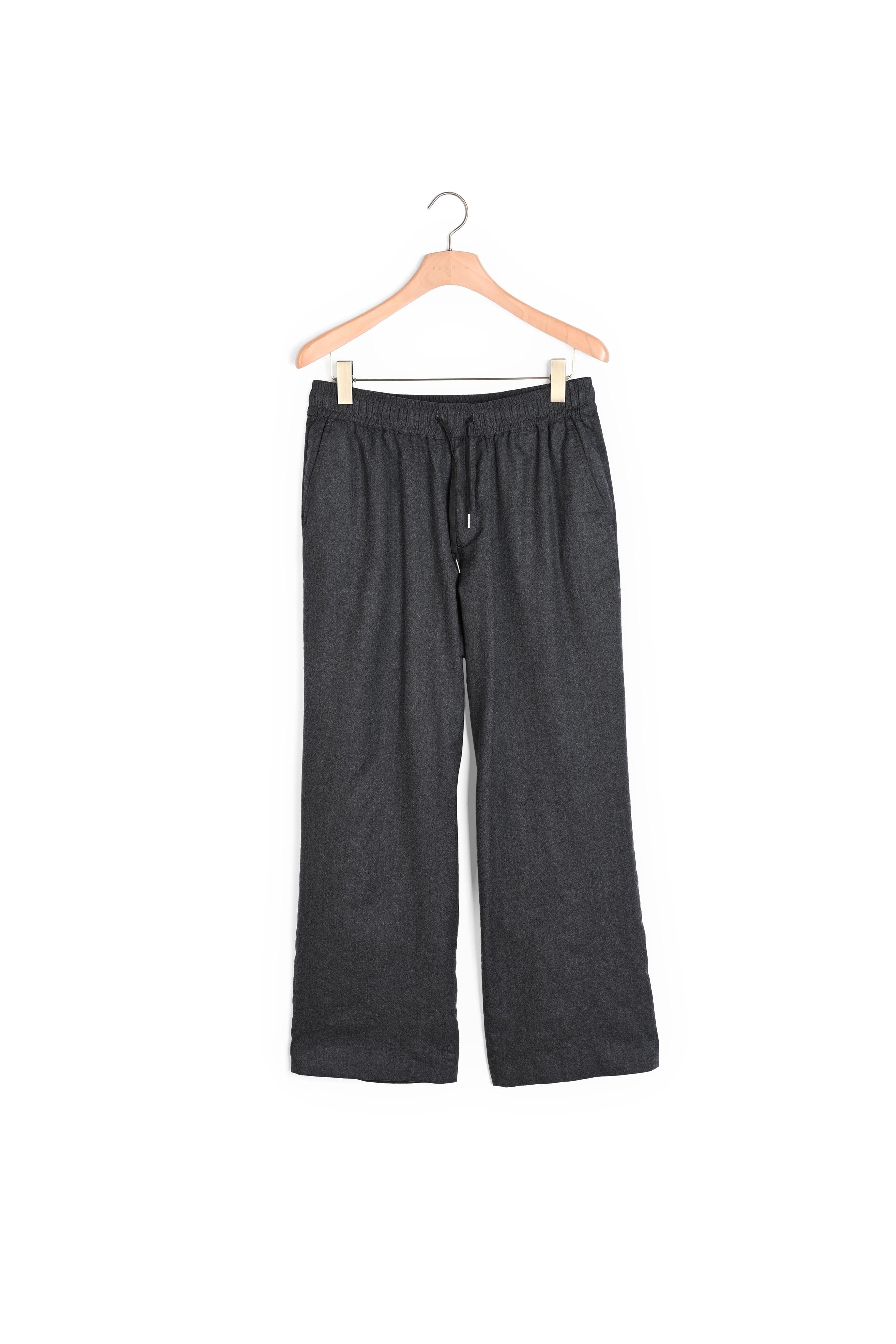 Pantalon Anthracite Chiné Sandro seconde main