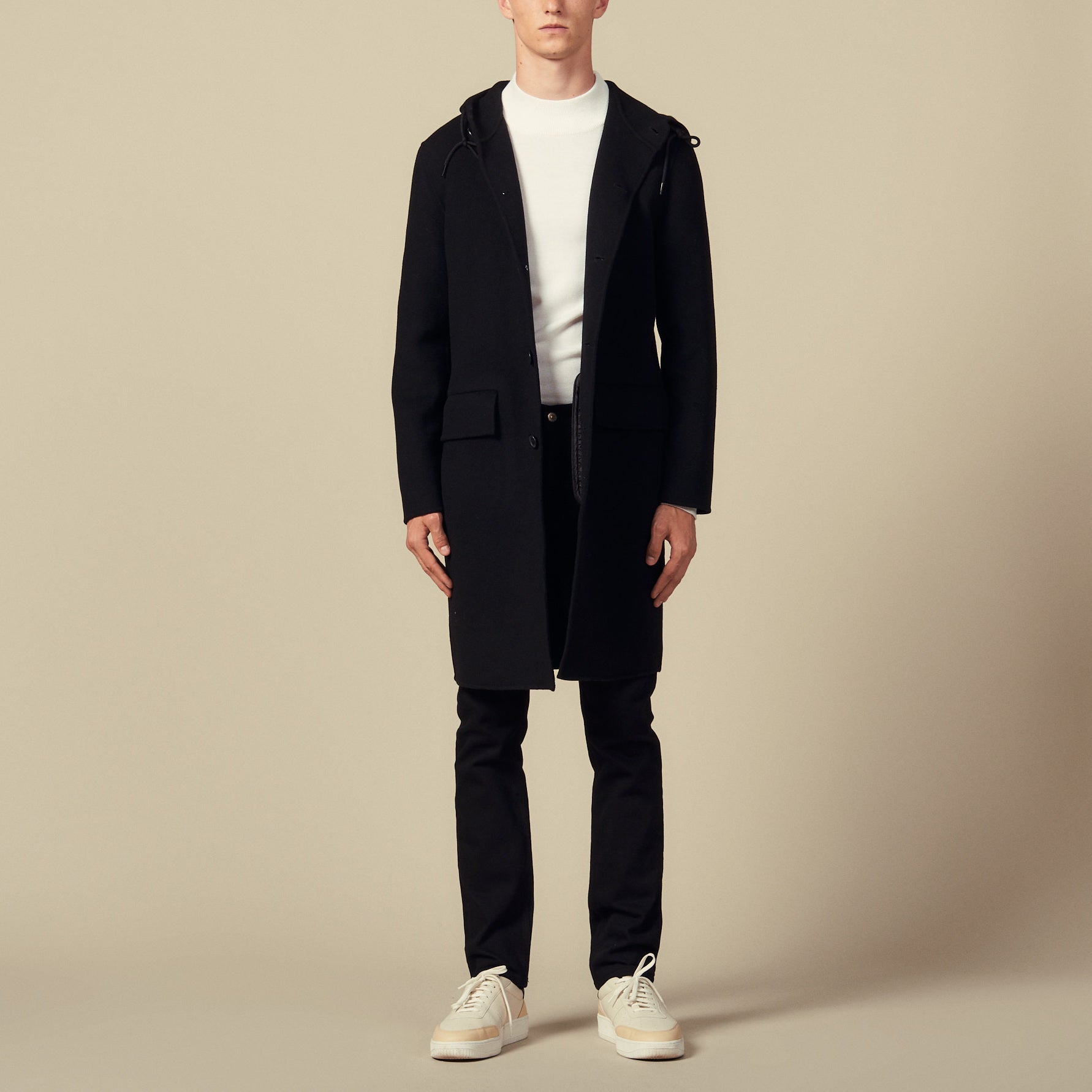 Parka en laine double face Sandro seconde main