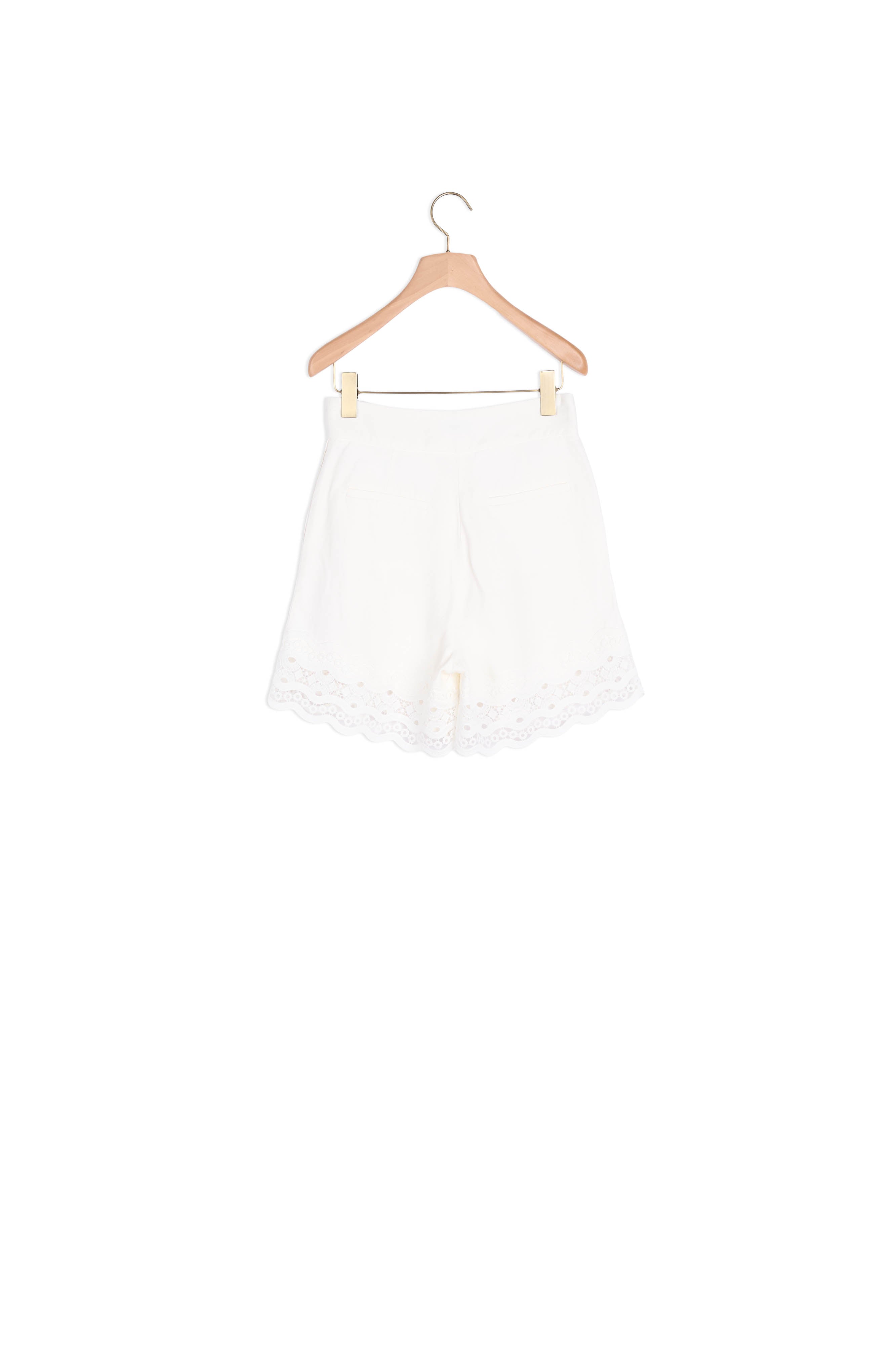 Short en lin avec galon Sandro seconde main