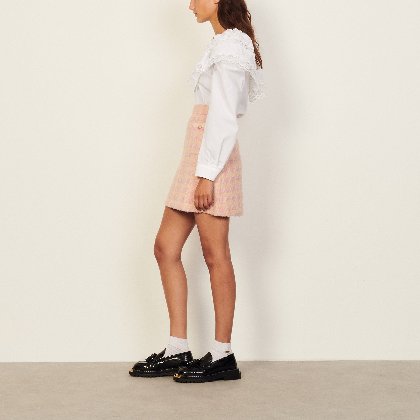 Jupe Rose Sandro seconde main