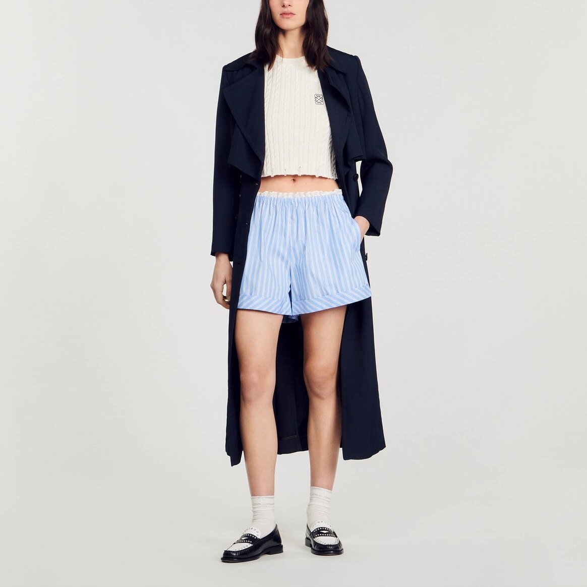 Short large en coton Sandro seconde main