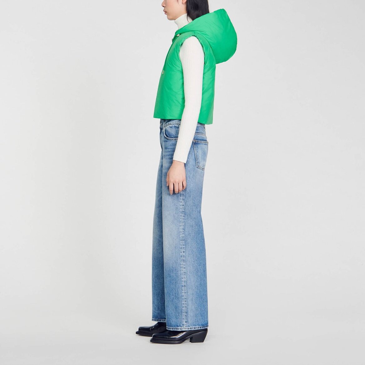 Doudoune sans manches Sandro seconde main