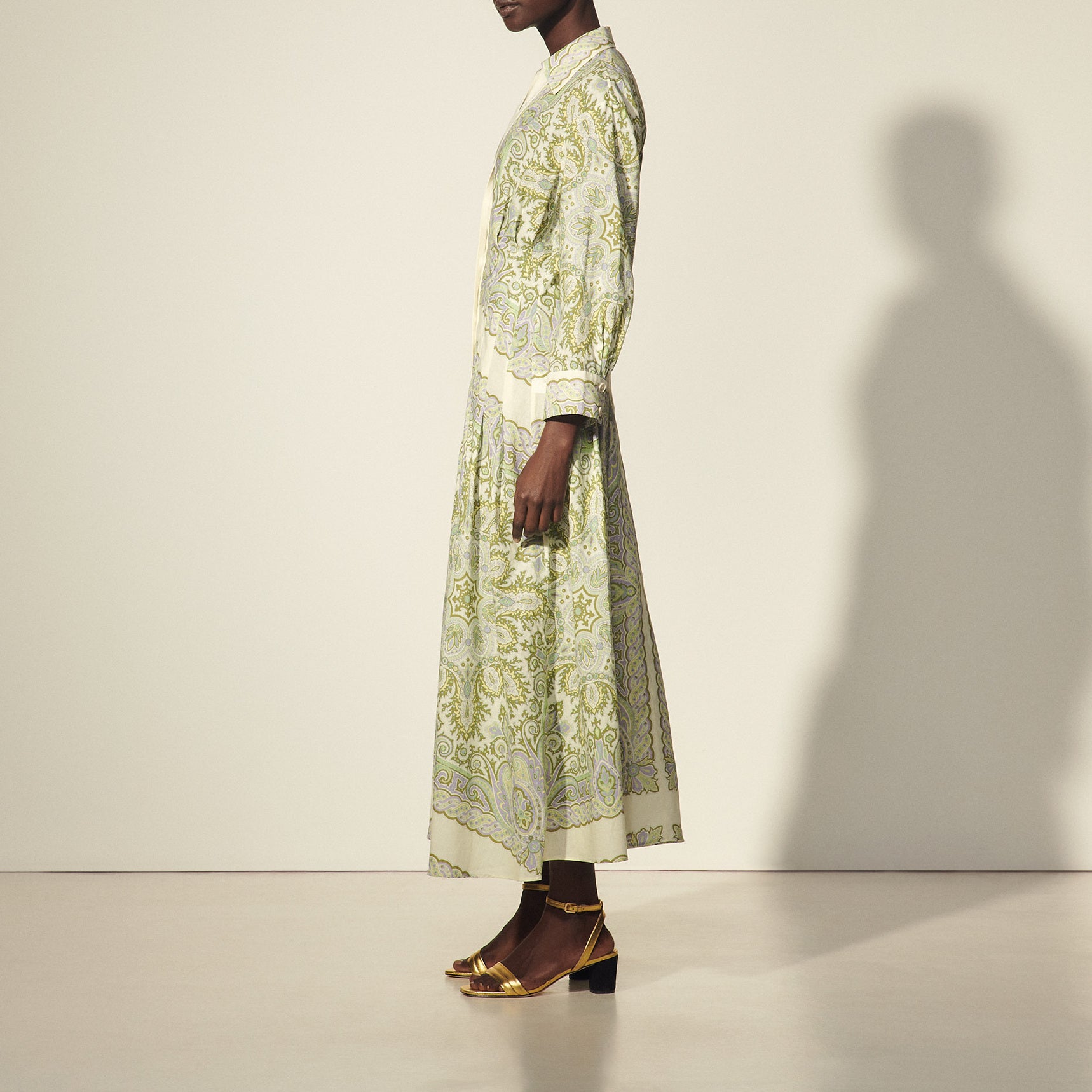 Robe Chemise imprimée Sandro seconde main