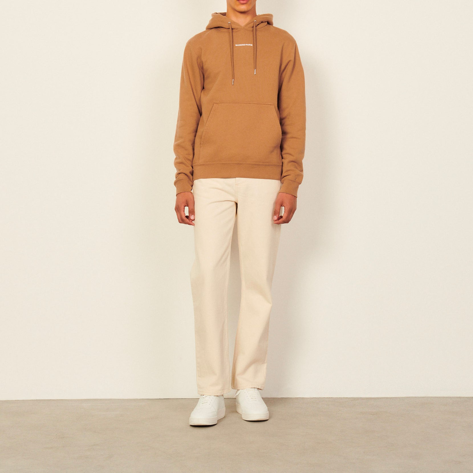 Sweat hoodie avec broderie logo Sandro seconde main