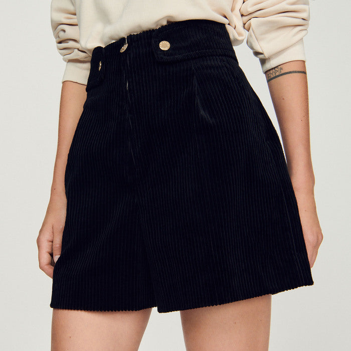 Short en velours côtelé Sandro seconde main