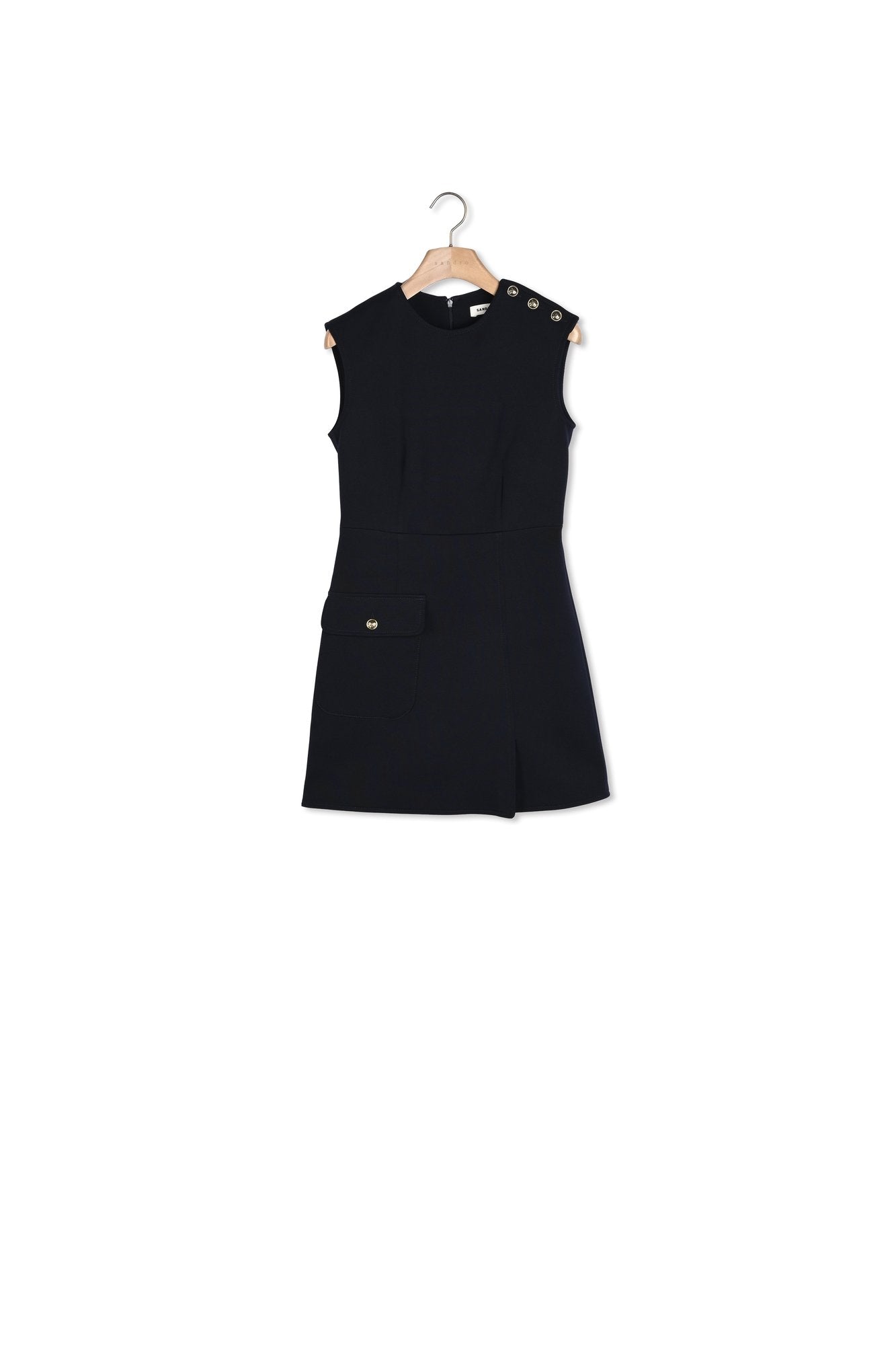 Robe courte à boutons Sandro seconde main