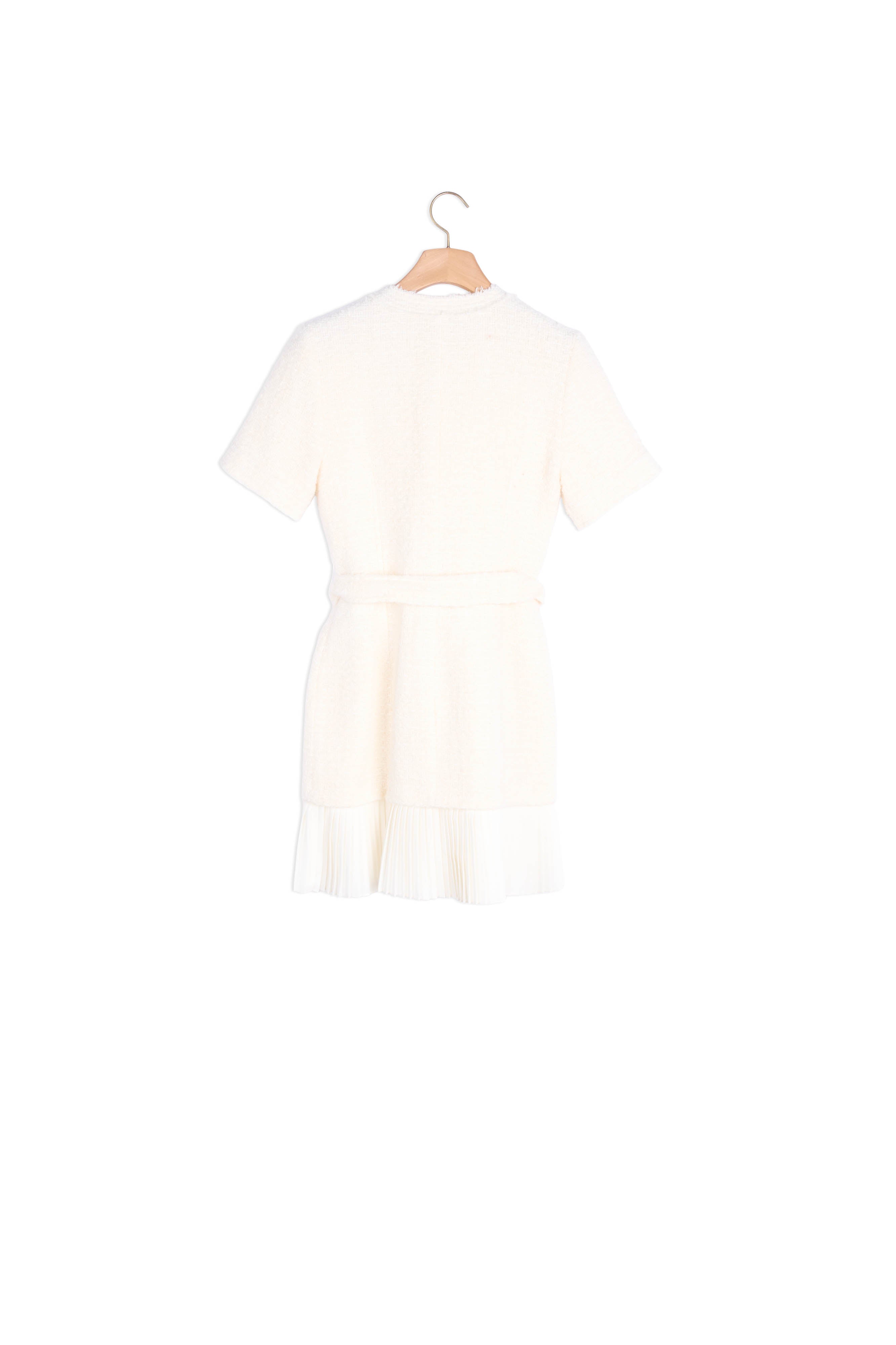 Robe Manteau en lainage effet tweed Sandro seconde main