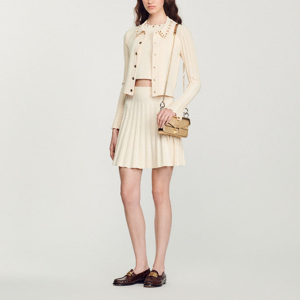 Cardigan en Maille détails anneaux Sandro seconde main