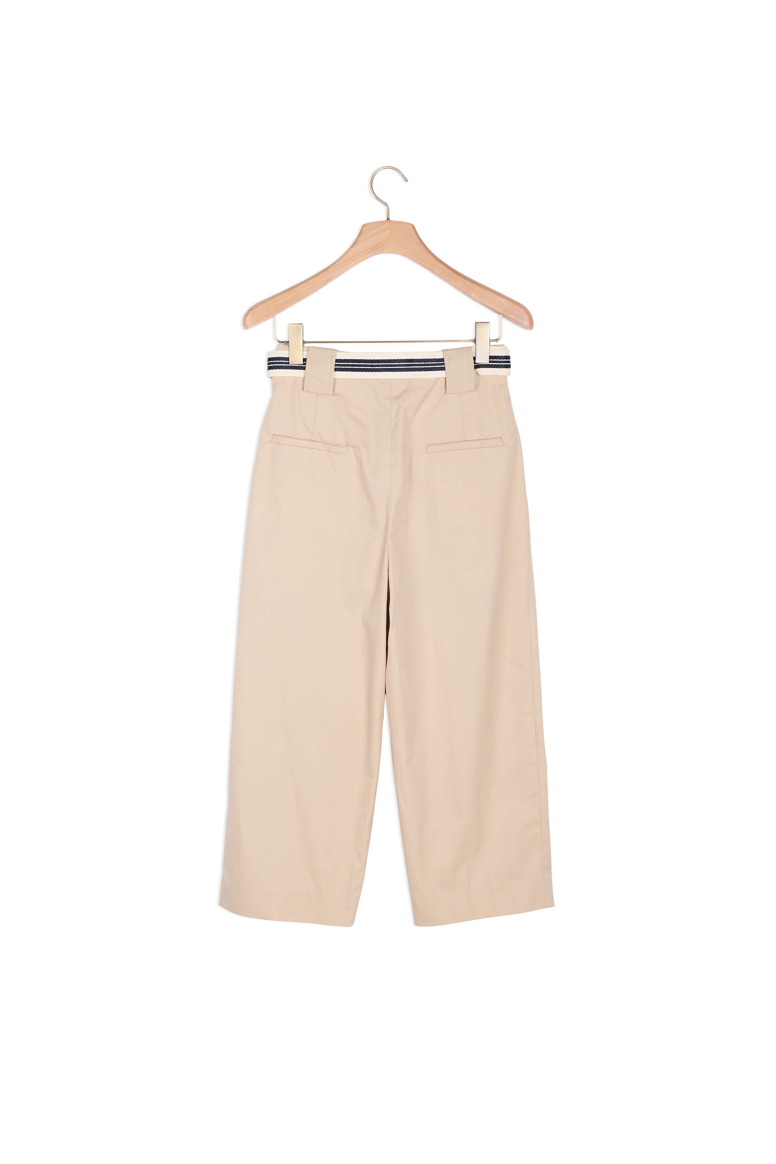 Pantalon en gabardine de coton Sandro seconde main