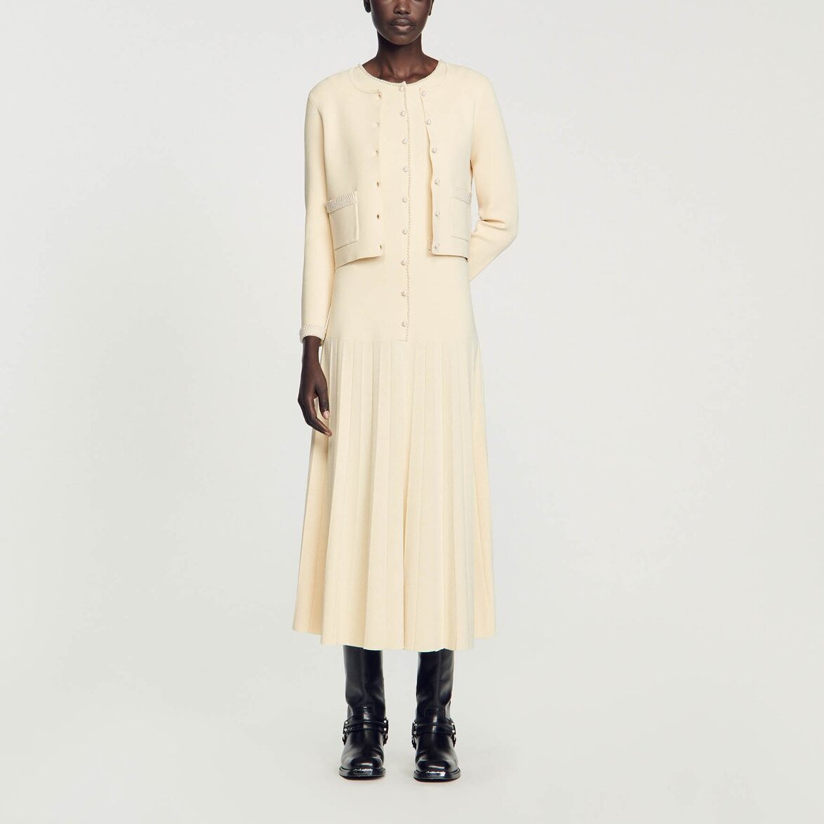 Cardigan orné de perles Sandro seconde main