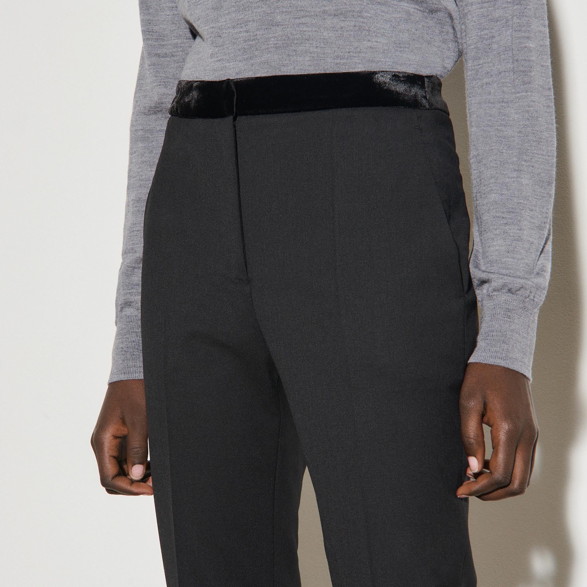 Pantalon de costume droit Sandro seconde main
